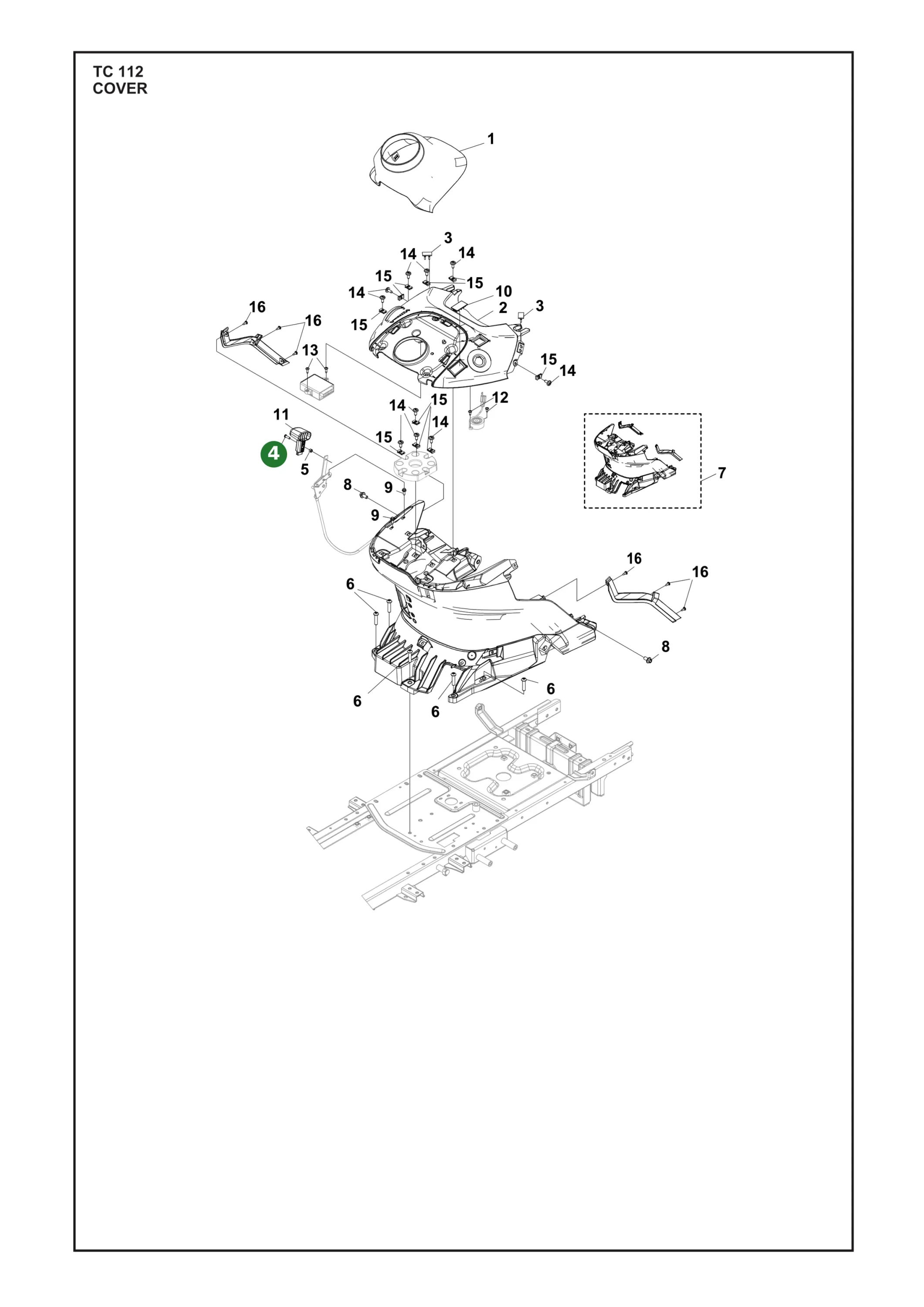 Schraube f&uuml;r Husqvarna Motors&auml;gen 51, 55, 66,...