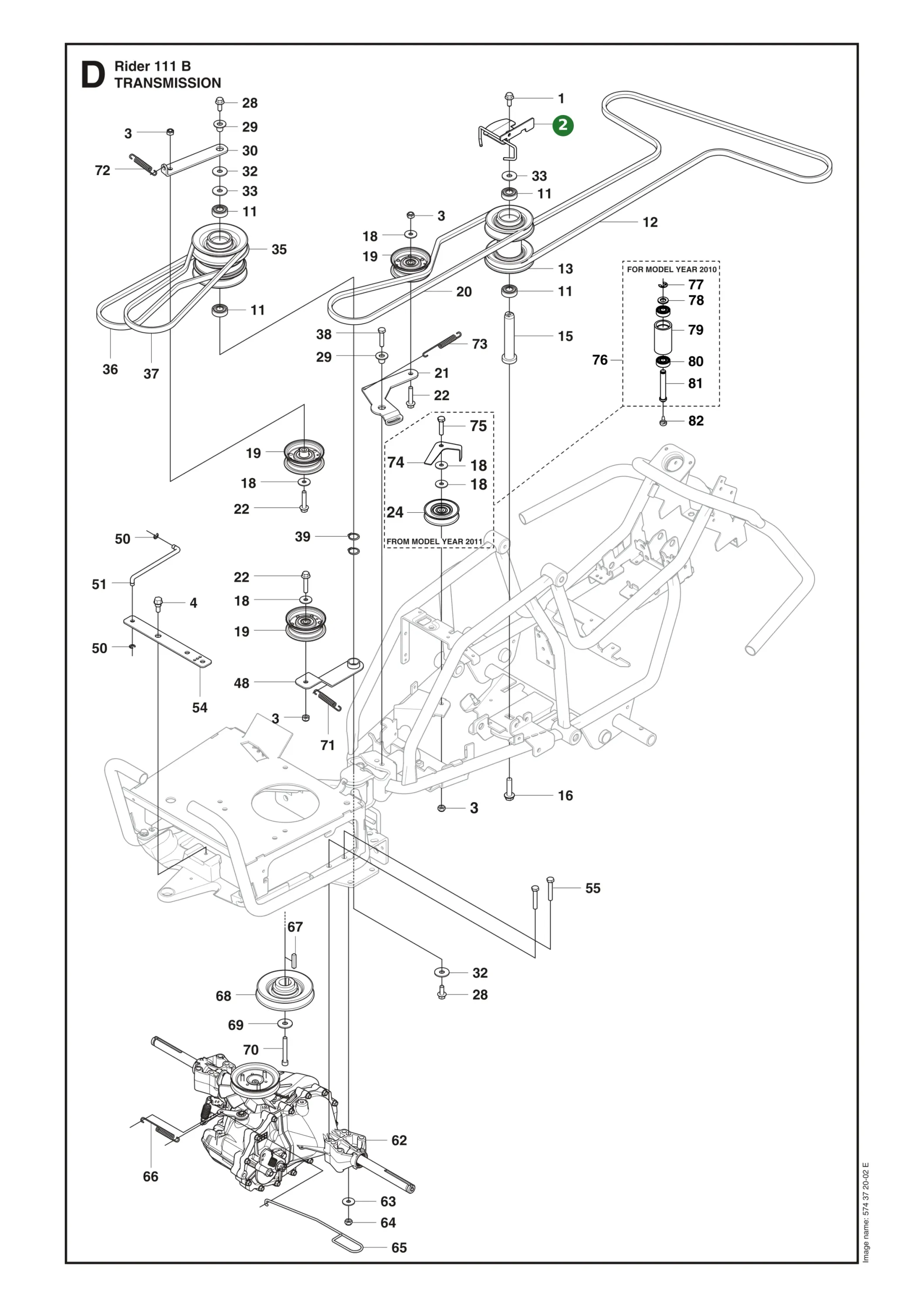 Position im Ersatzteilkatalog