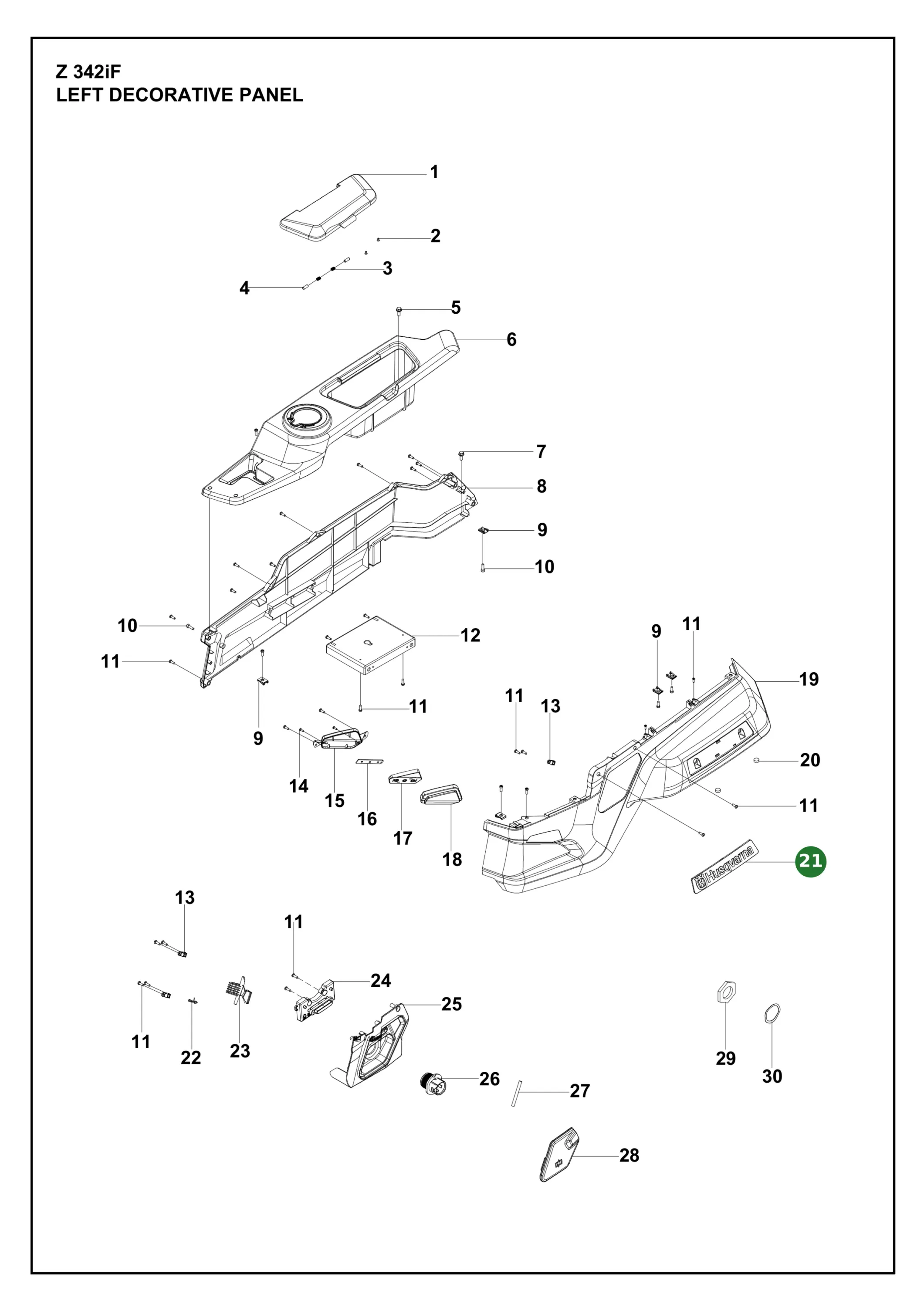 Position im Ersatzteilkatalog