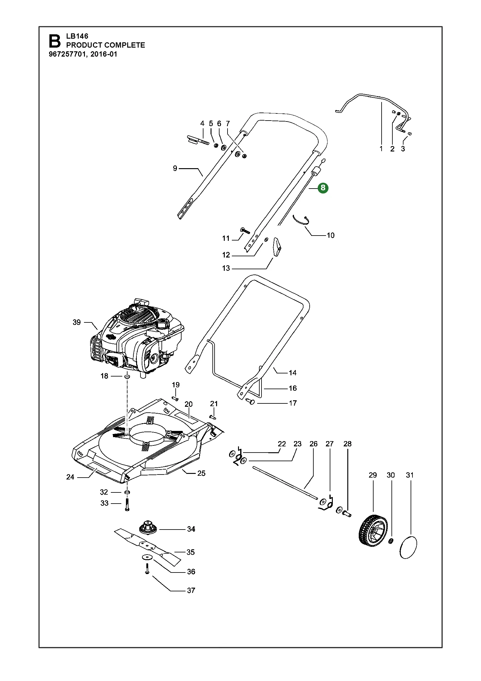Position im Ersatzteilkatalog