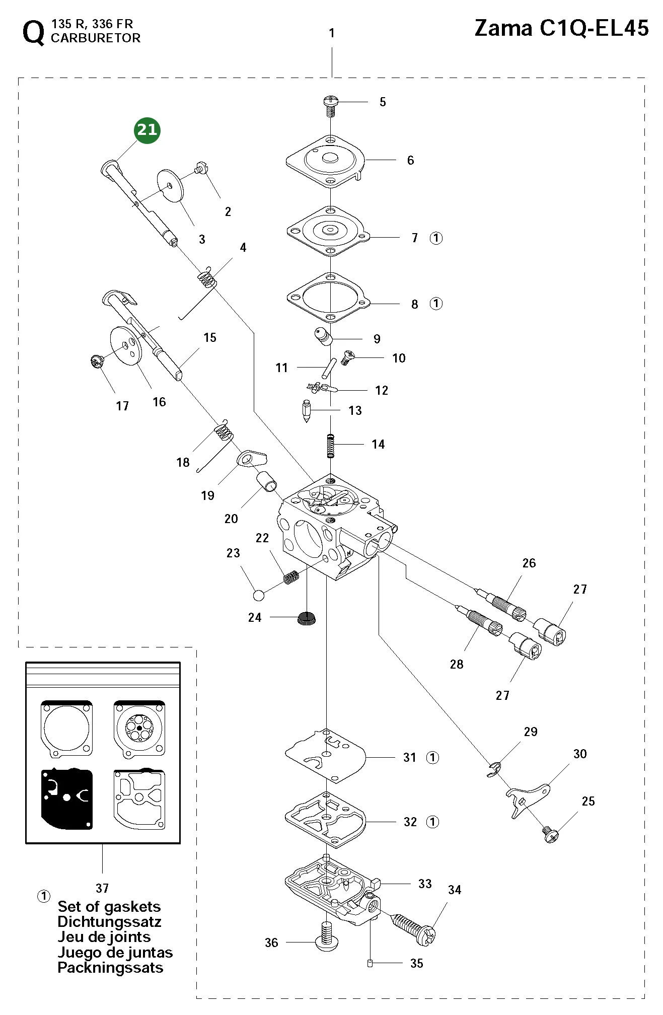 Position im Ersatzteilkatalog