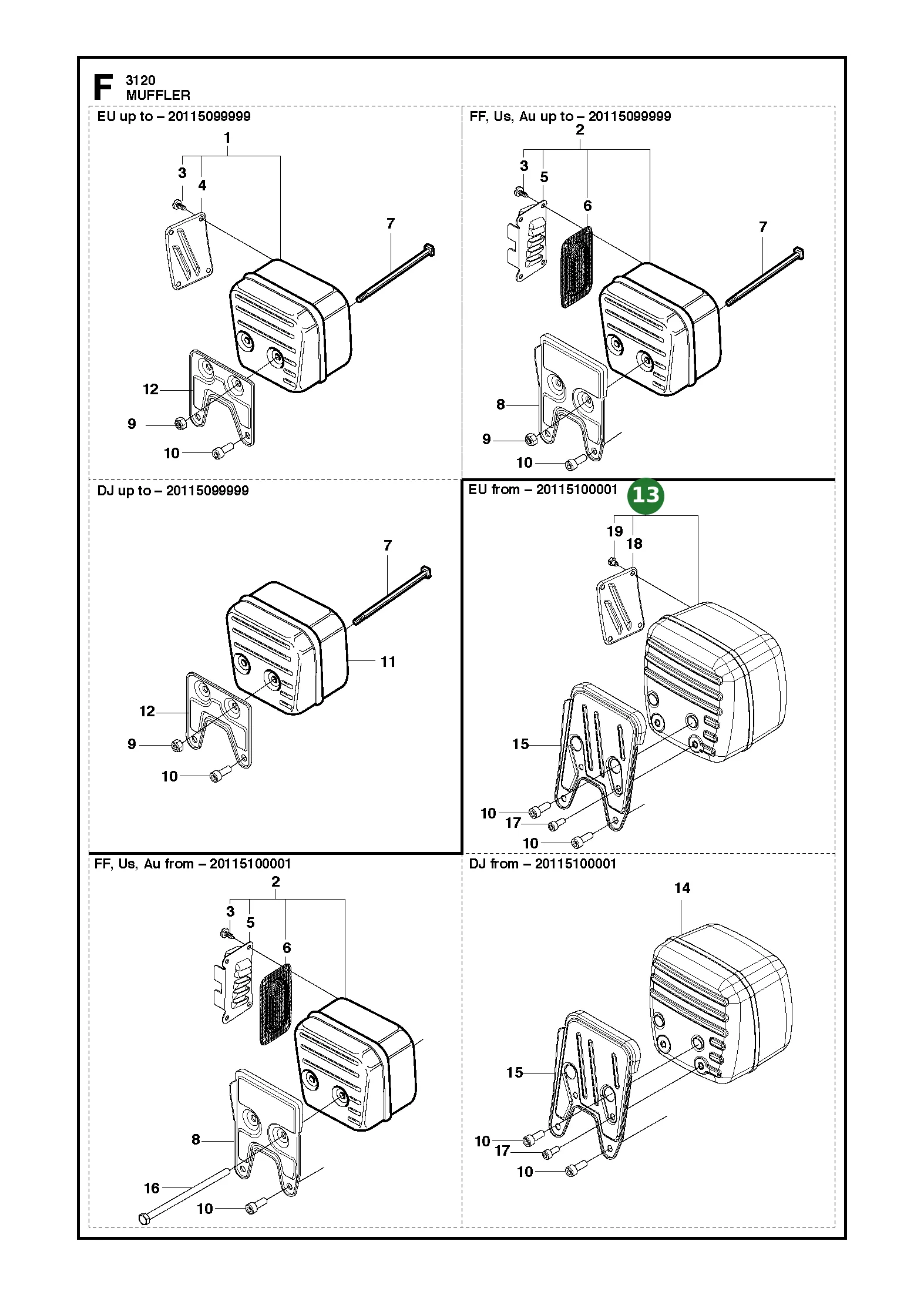 Position im Ersatzteilkatalog