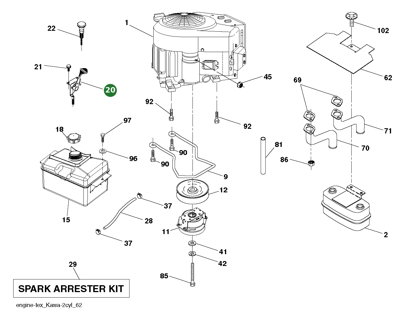 Position im Ersatzteilkatalog