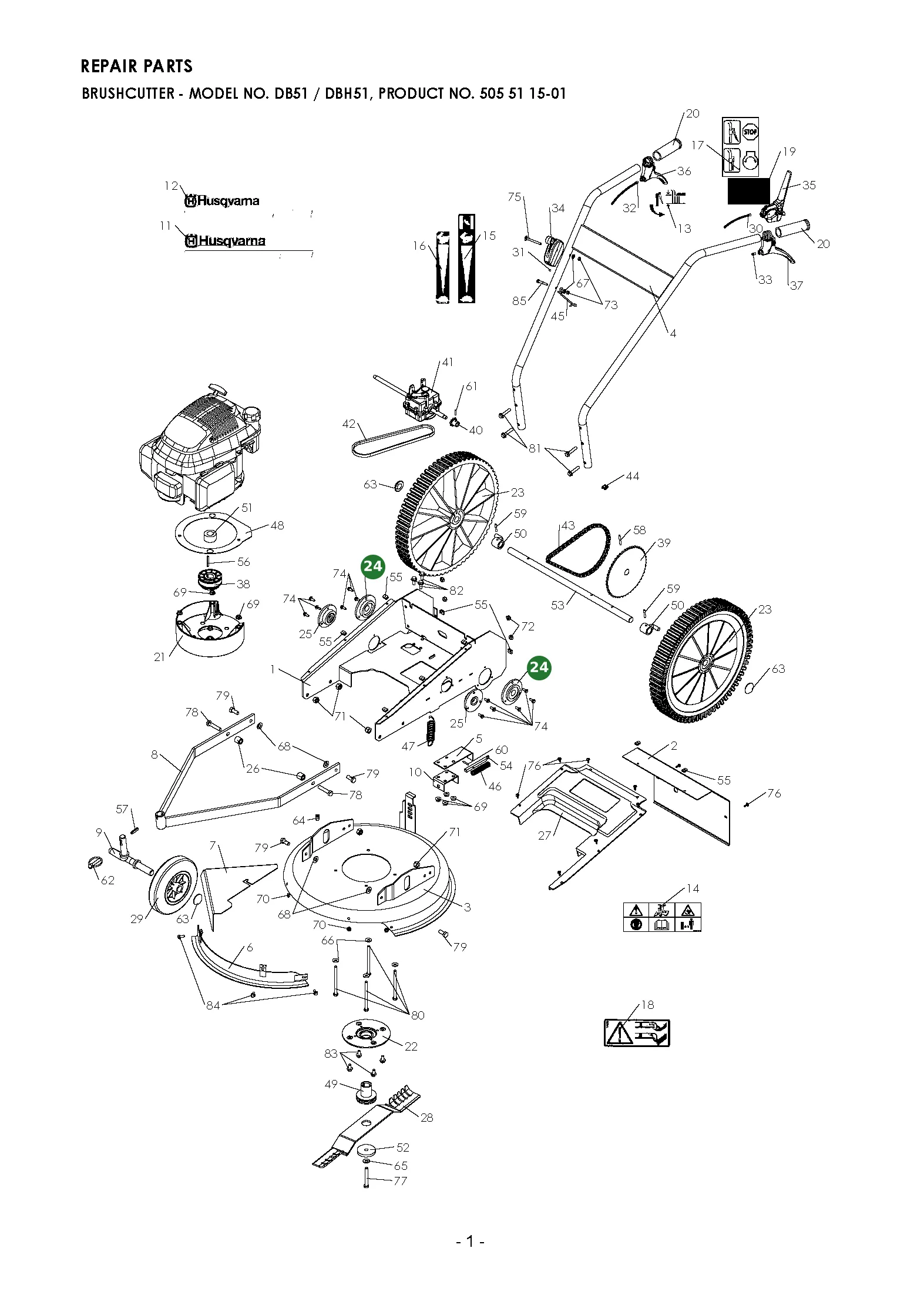 Position im Ersatzteilkatalog