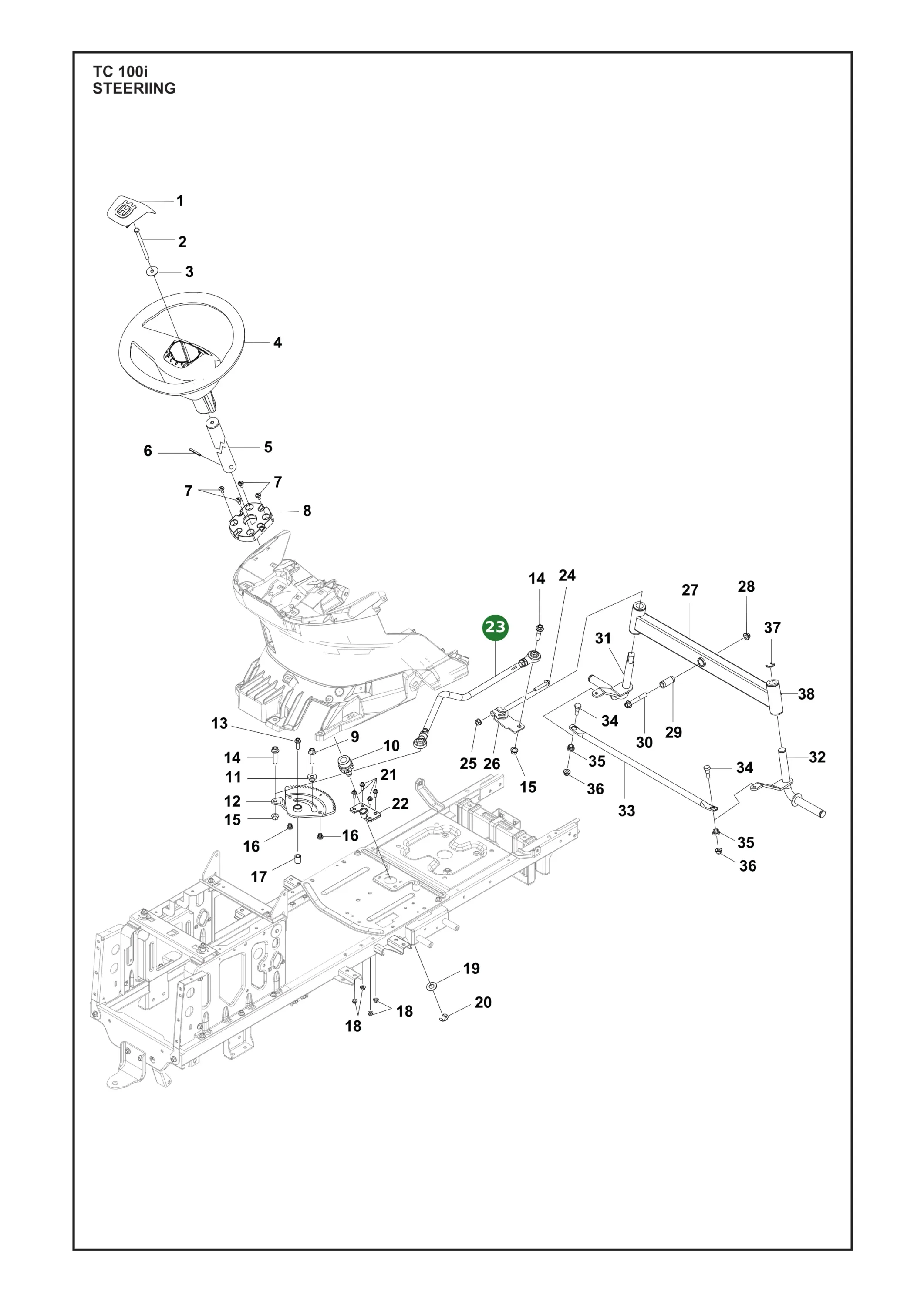 Position im Ersatzteilkatalog
