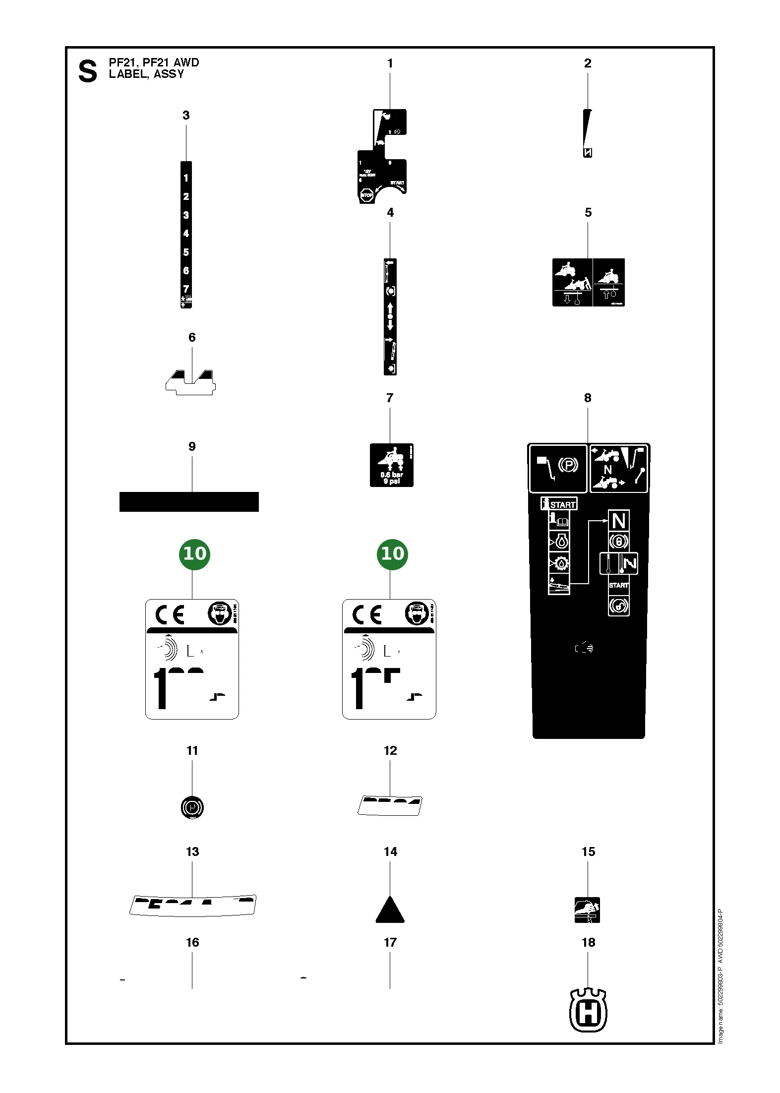 Position im Ersatzteilkatalog