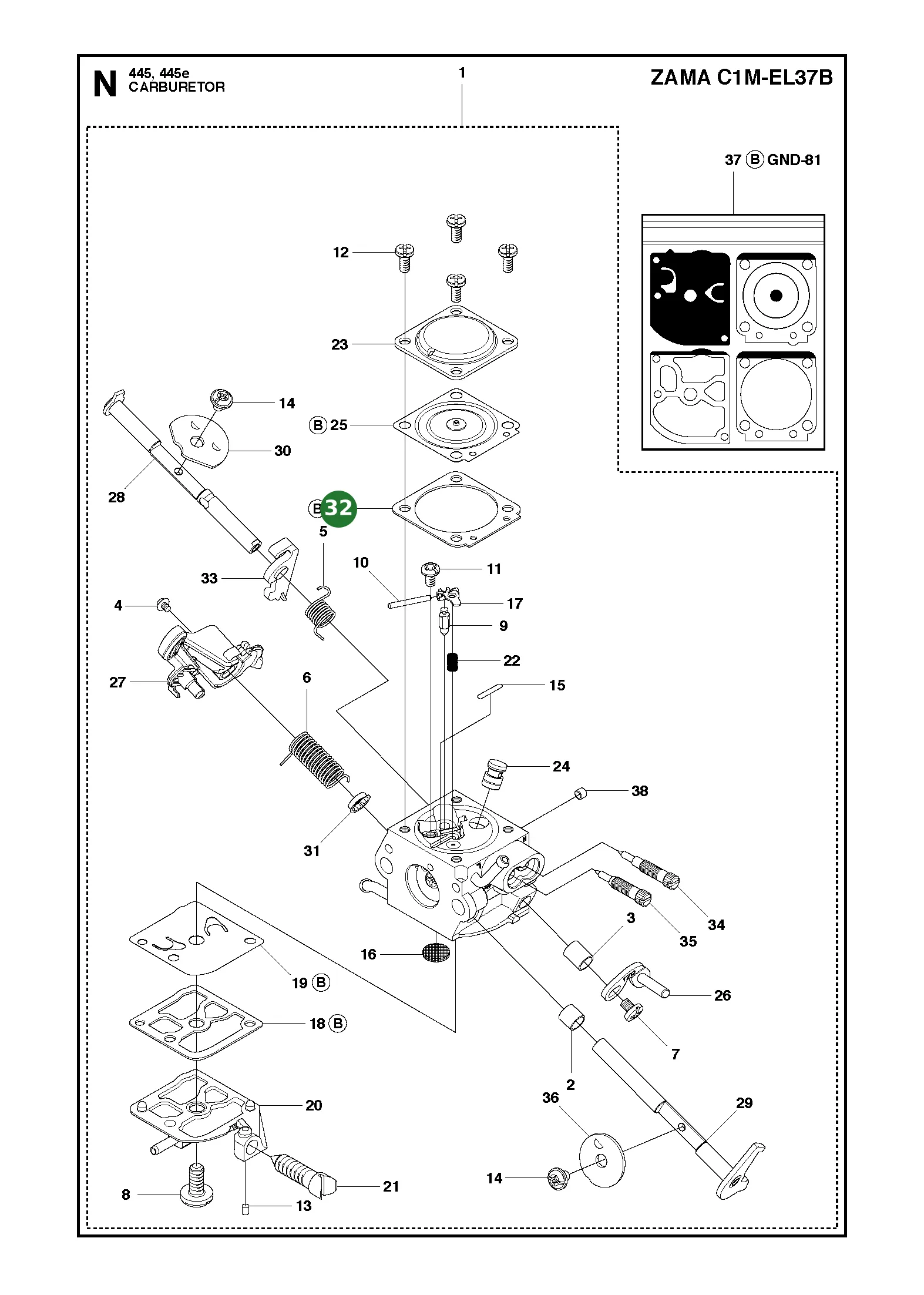 Position im Ersatzteilkatalog