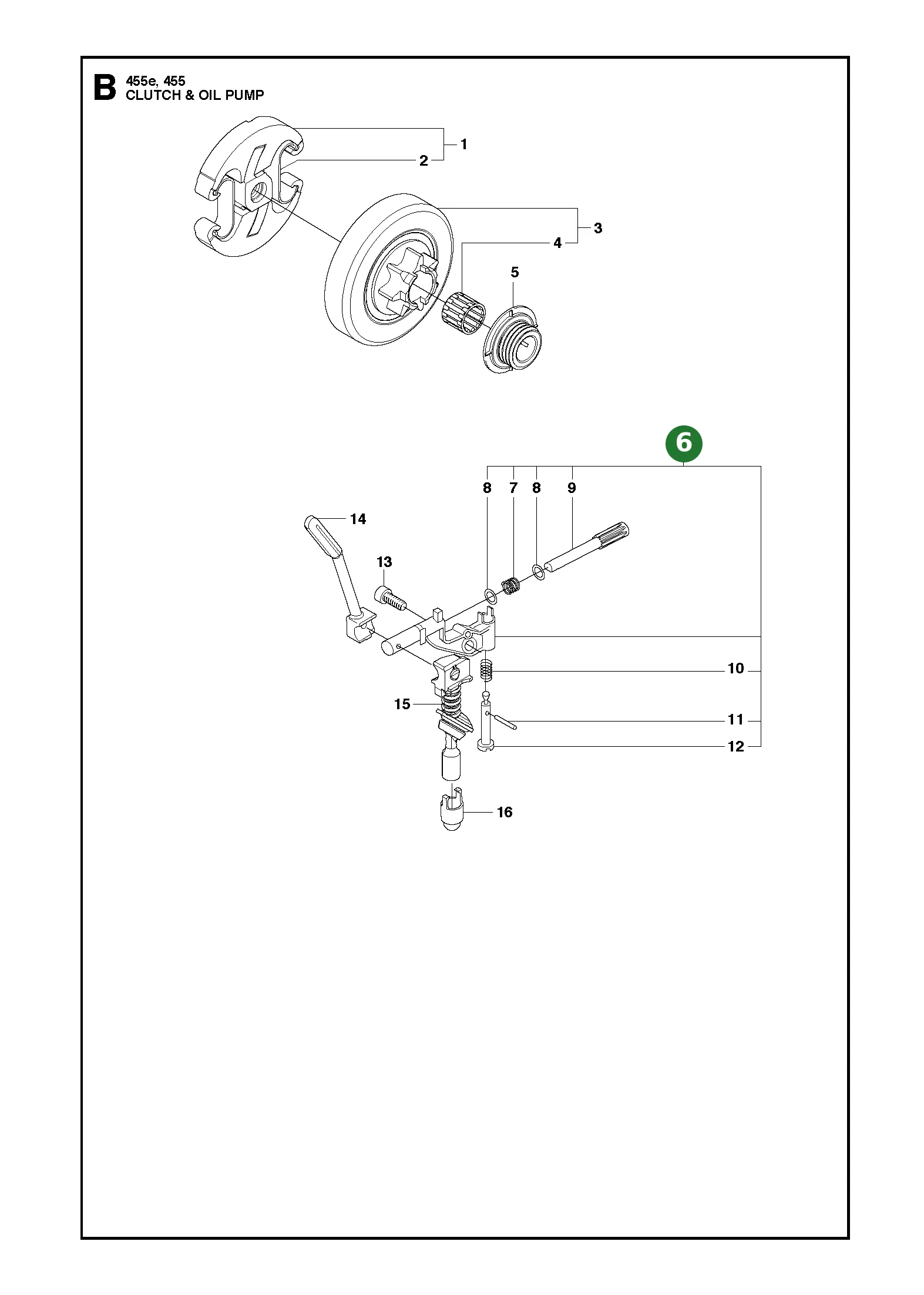&Ouml;lpumpe Kpl. f&uuml;r Husqvarna Motors&auml;gen