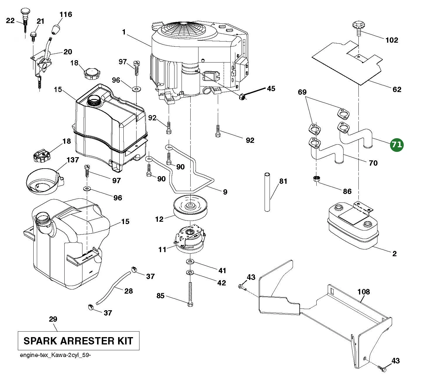 Position im Ersatzteilkatalog