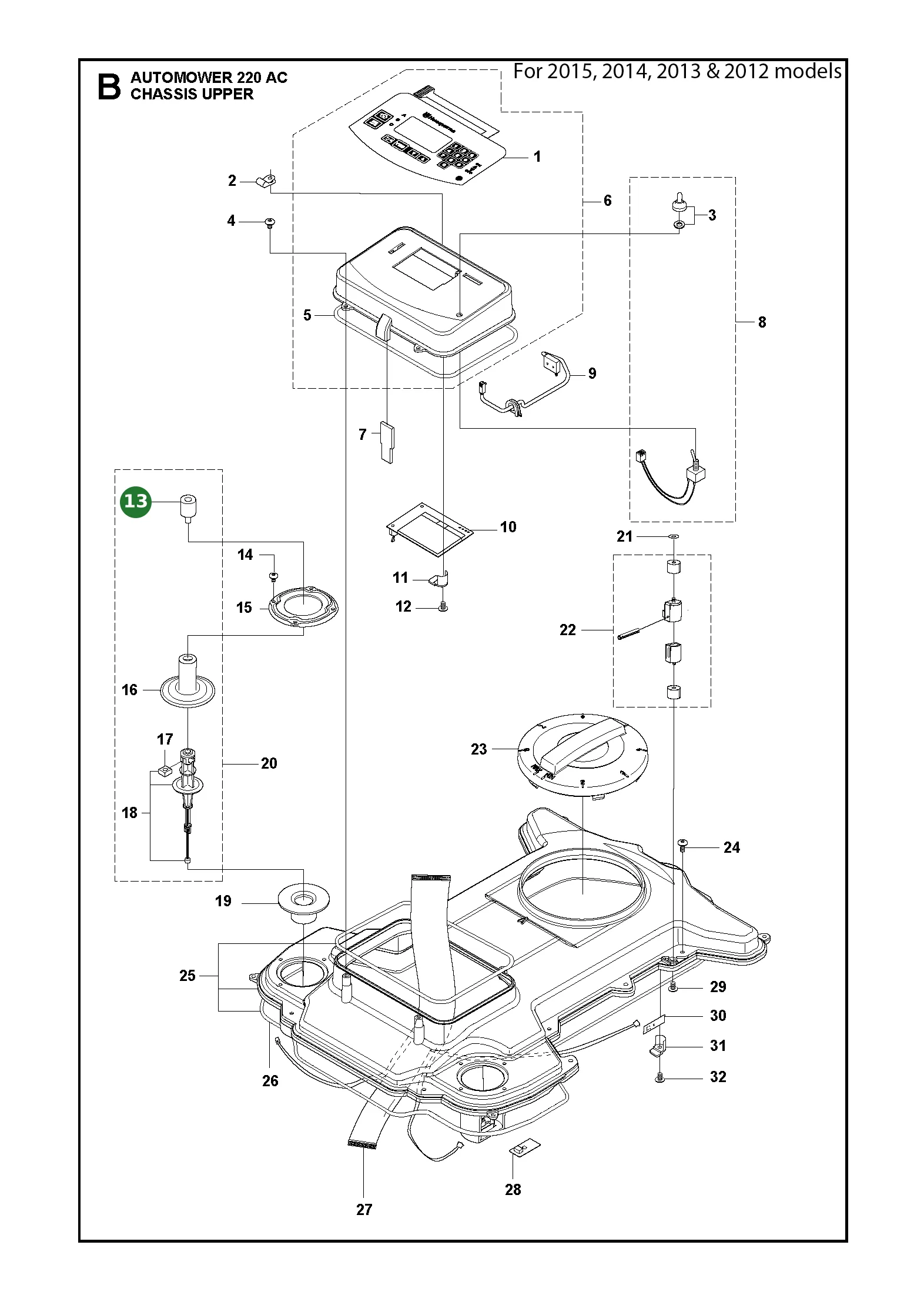 Position im Ersatzteilkatalog