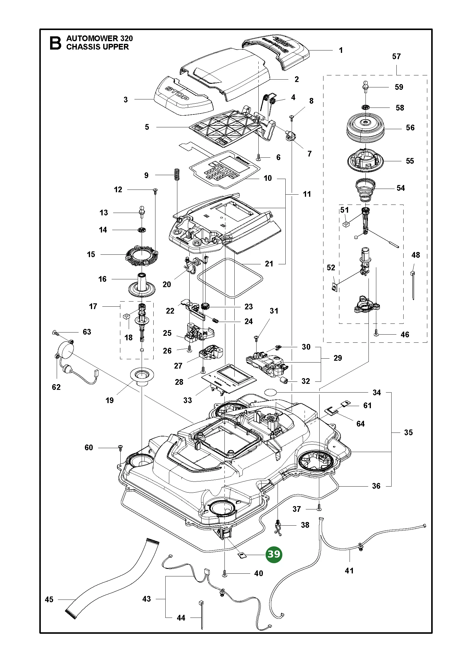 Husqvarna Sto&szlig;sensor Platine f&uuml;r AM 320 330X...