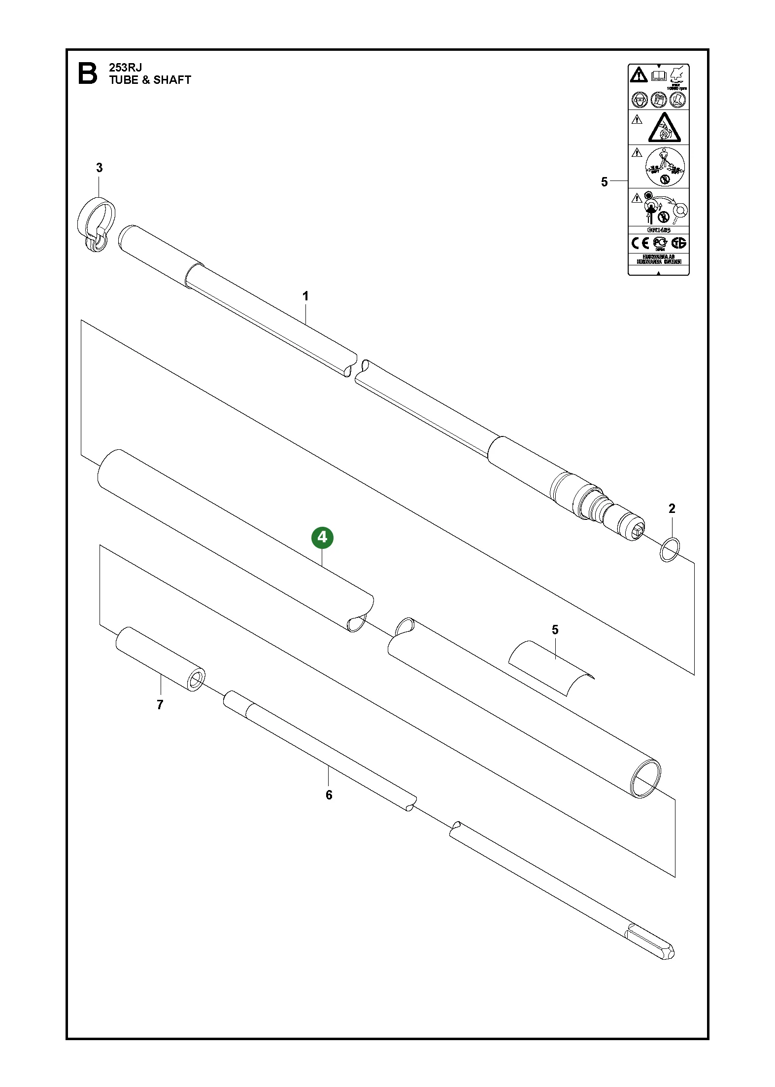 Position im Ersatzteilkatalog