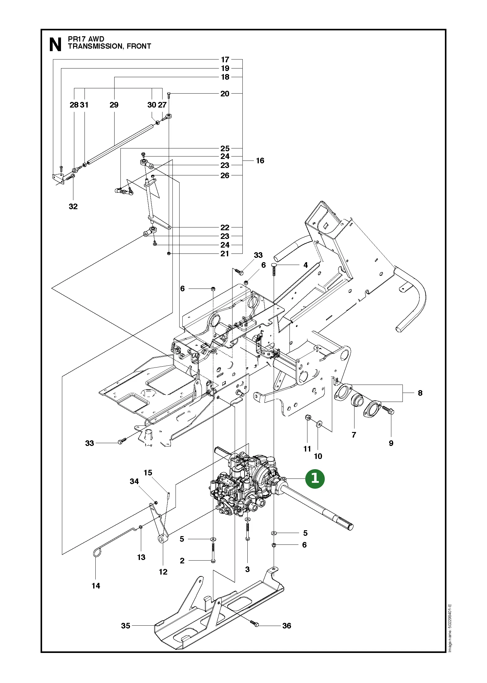 Position im Ersatzteilkatalog