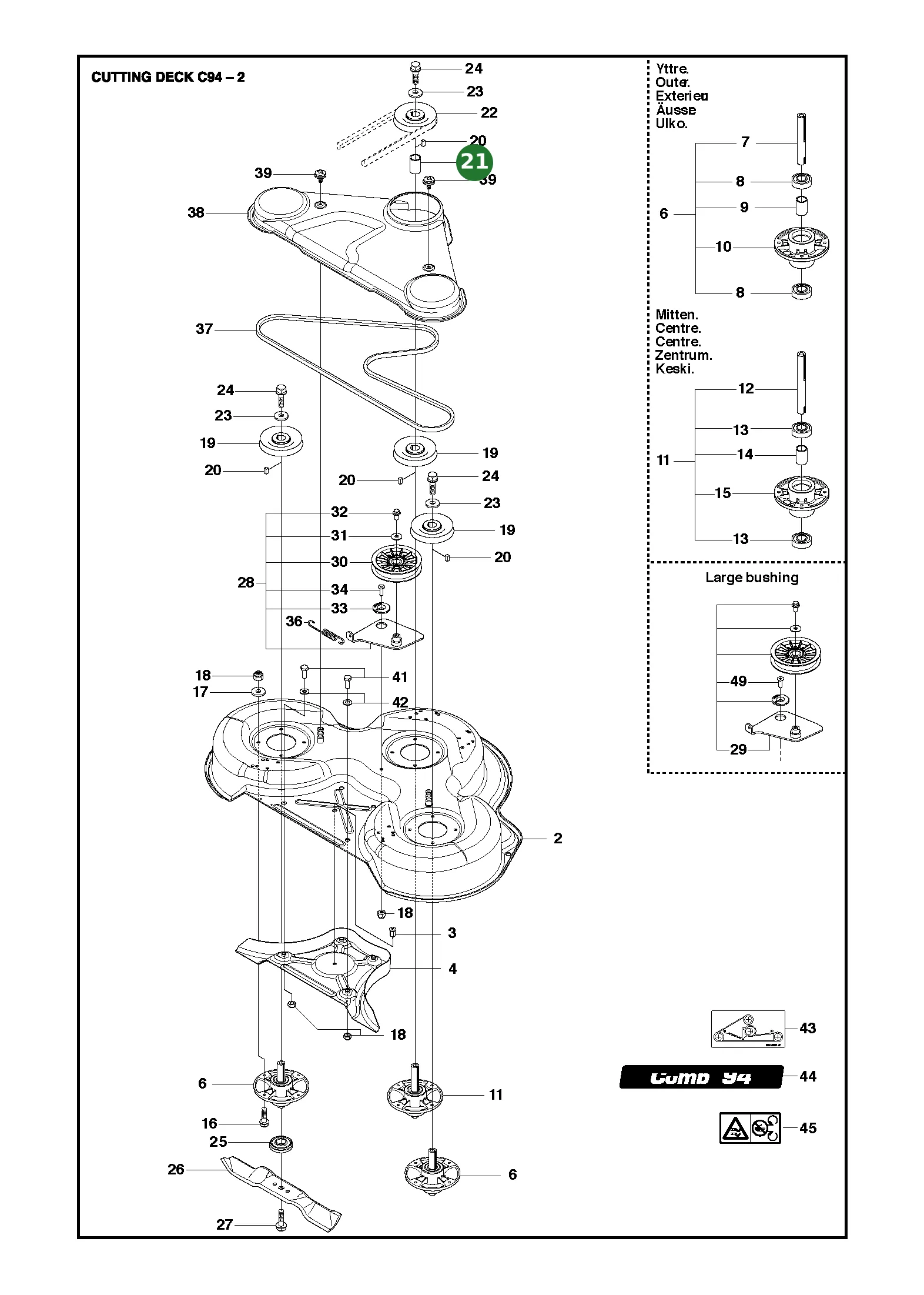 Position im Ersatzteilkatalog