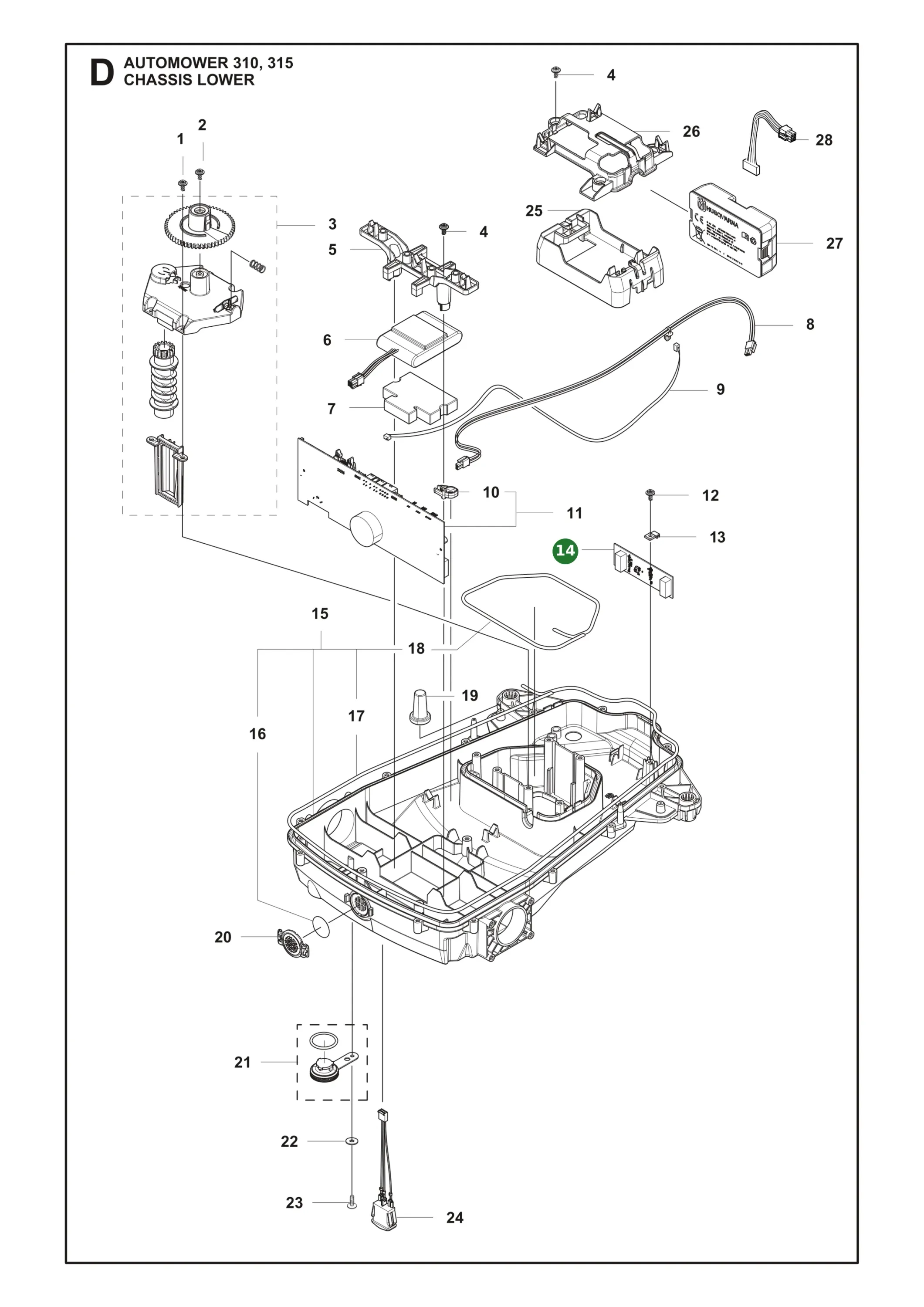 Position im Ersatzteilkatalog