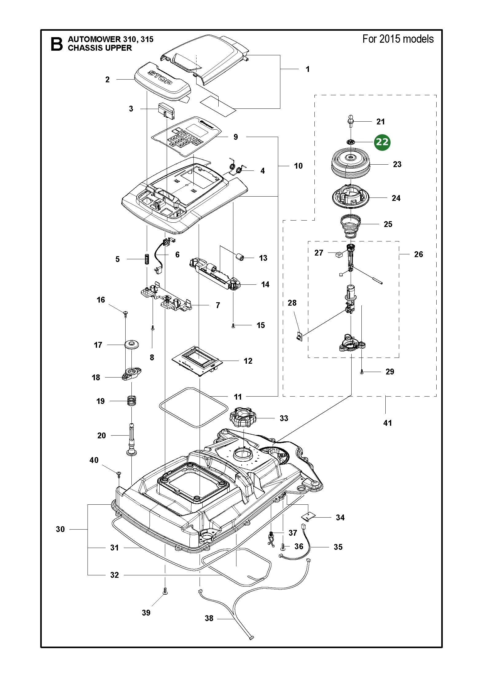 Position im Ersatzteilkatalog