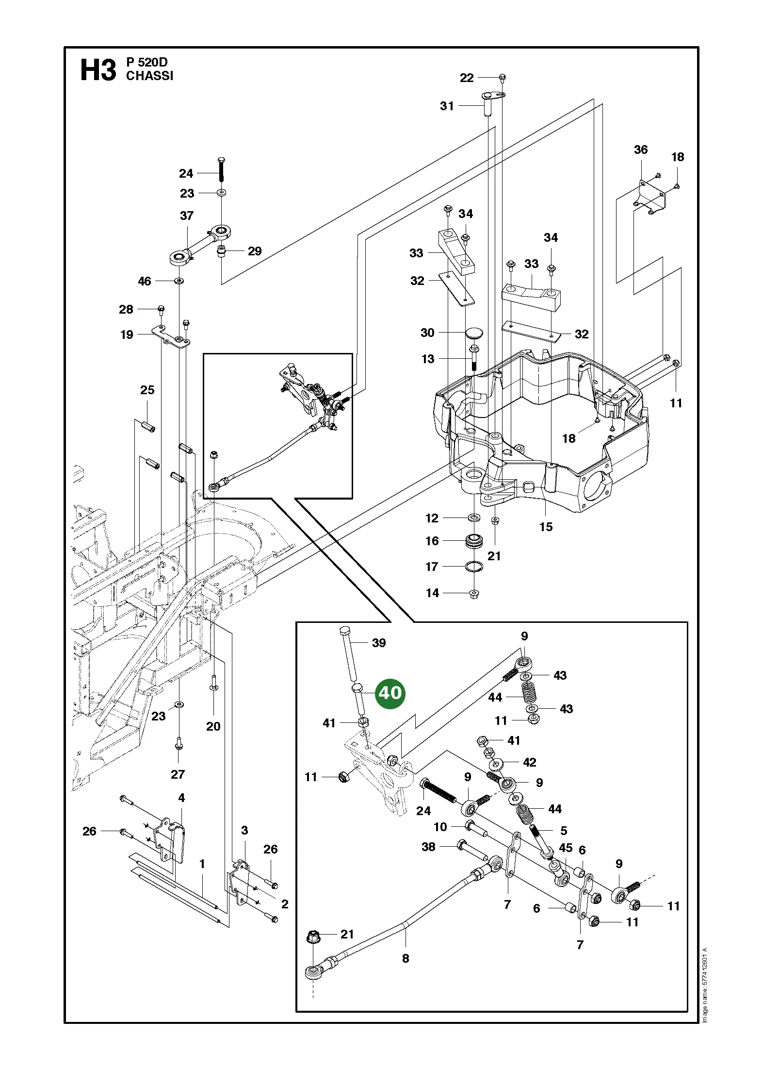 Position im Ersatzteilkatalog