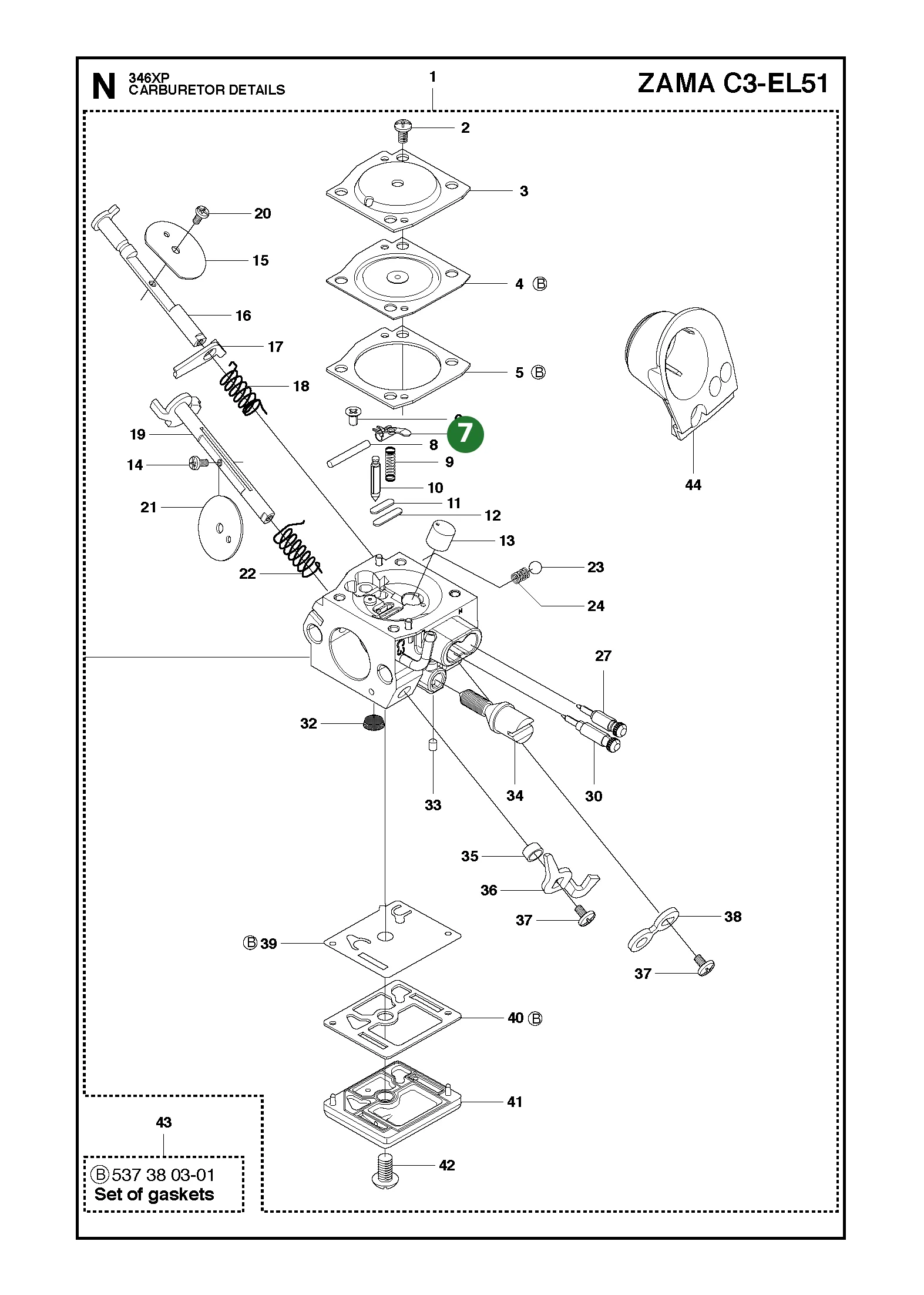 Position im Ersatzteilkatalog