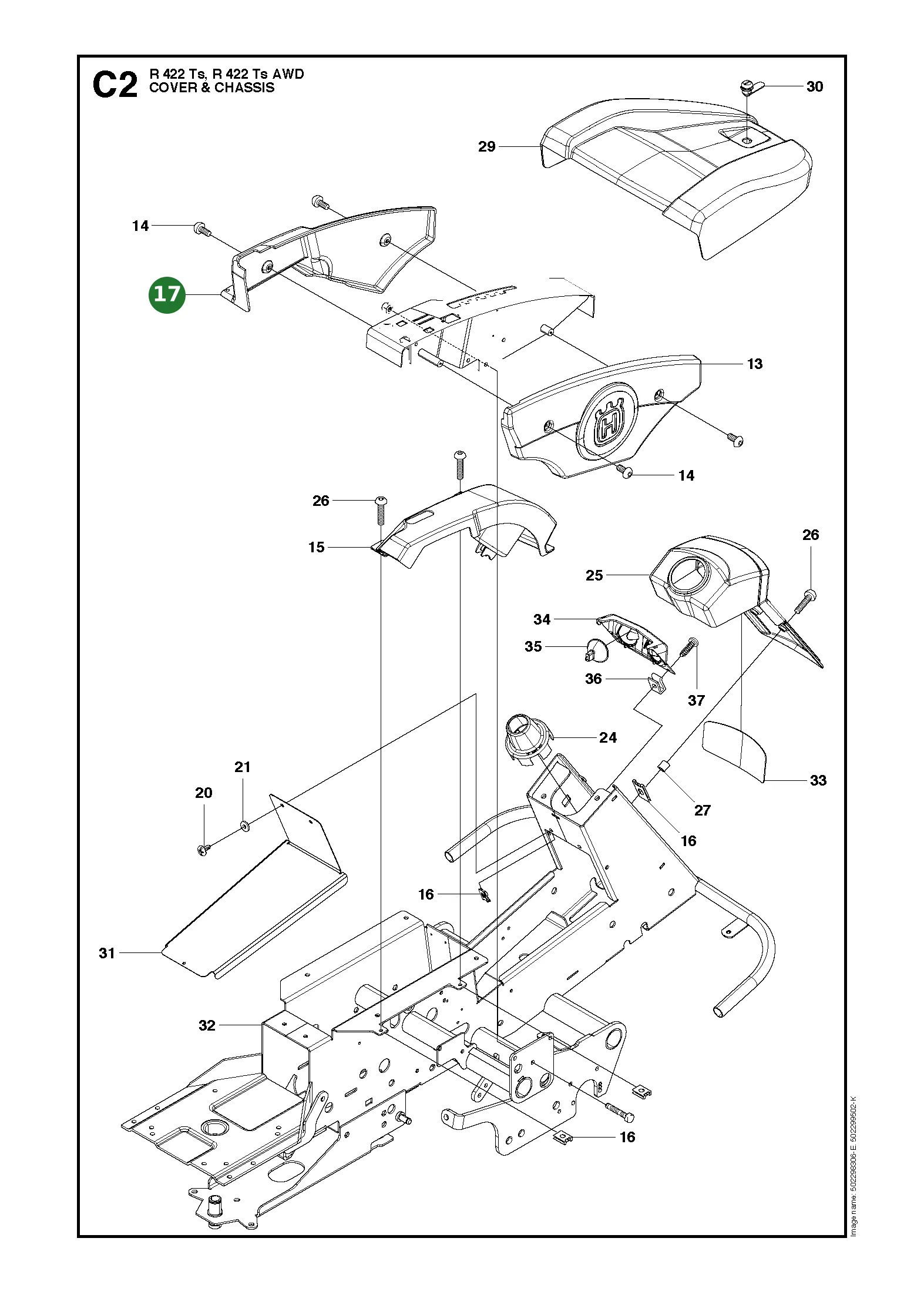 Position im Ersatzteilkatalog