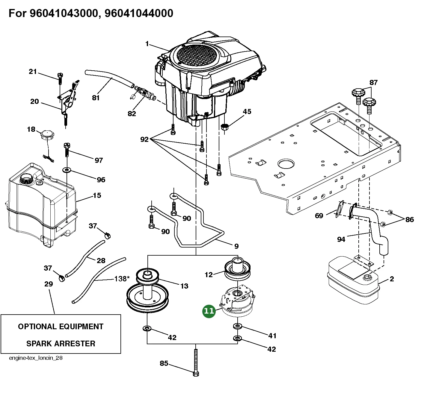 Position im Ersatzteilkatalog