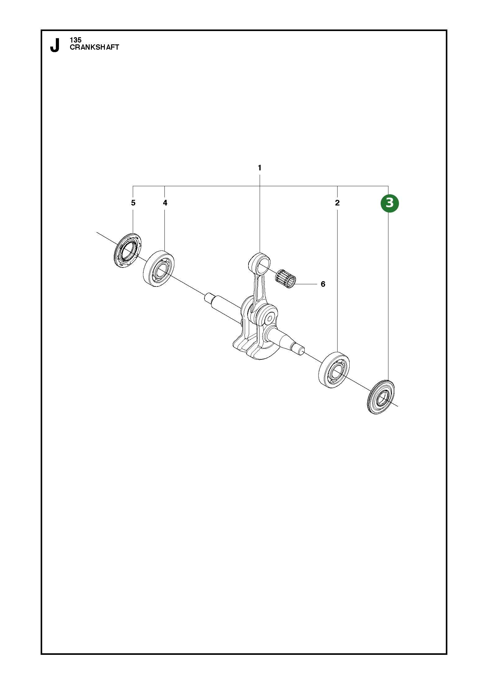 Dichtung f&uuml;r Husqvarna Motors&auml;gen 135, 140,...
