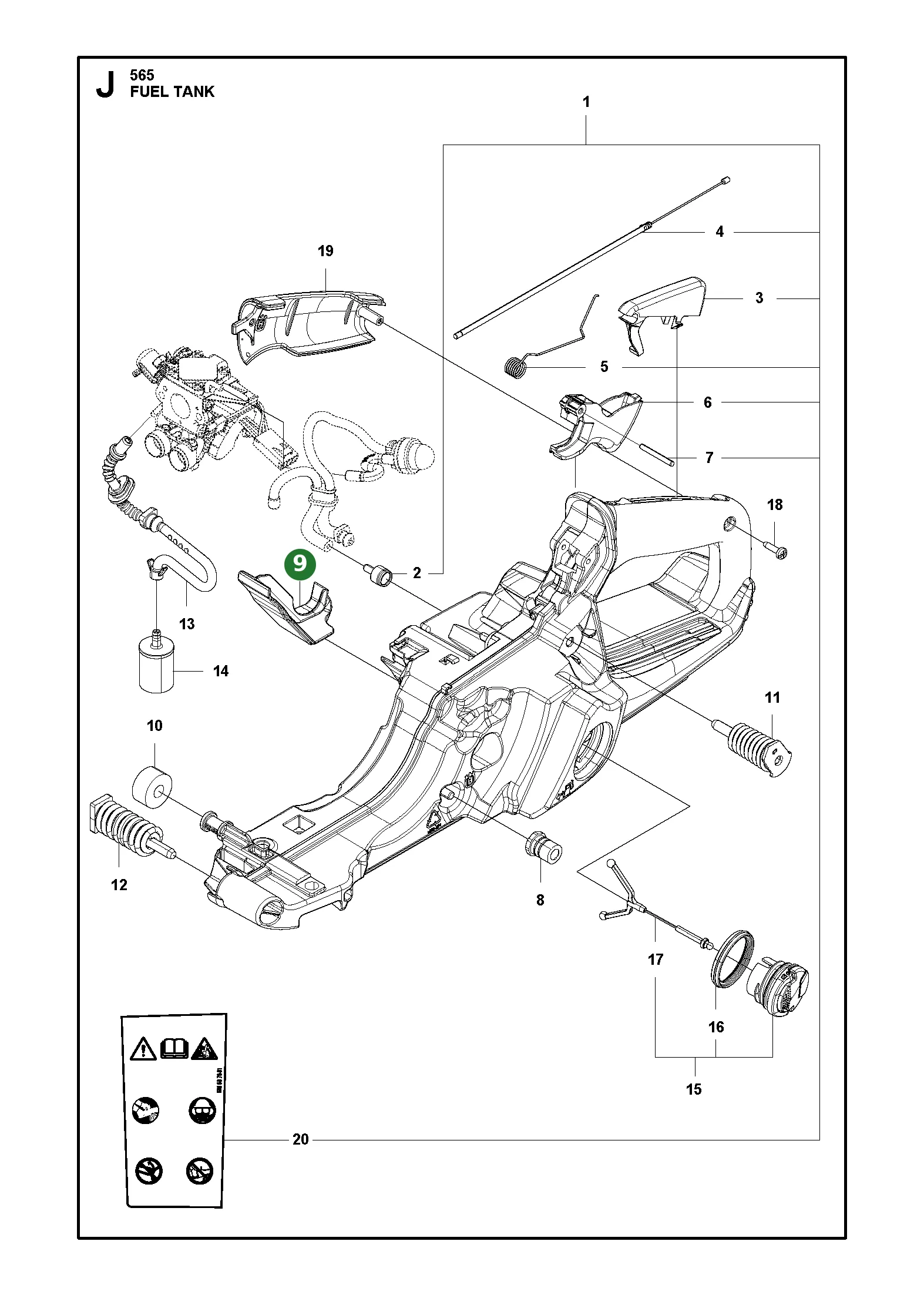Position im Ersatzteilkatalog