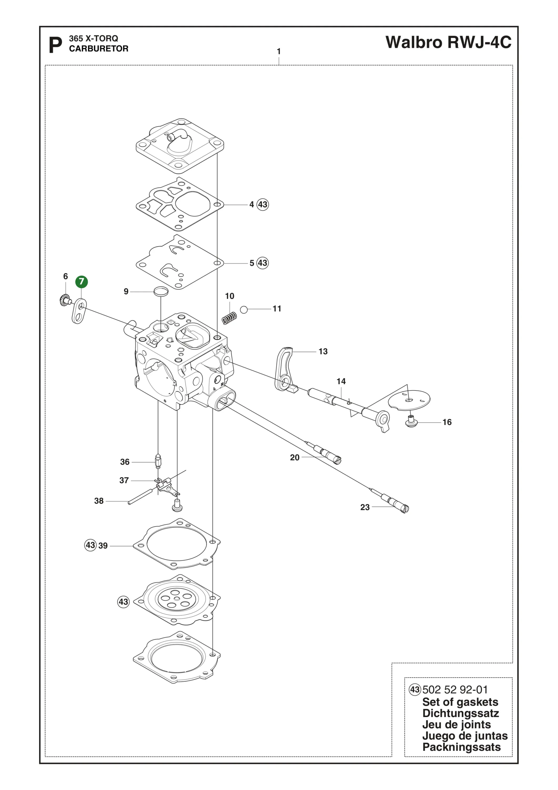 Position im Ersatzteilkatalog