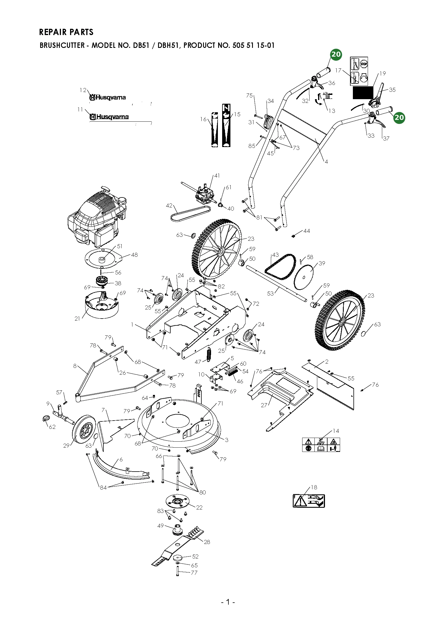 Position im Ersatzteilkatalog