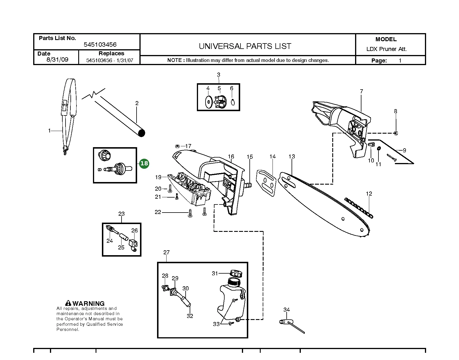 Position im Ersatzteilkatalog