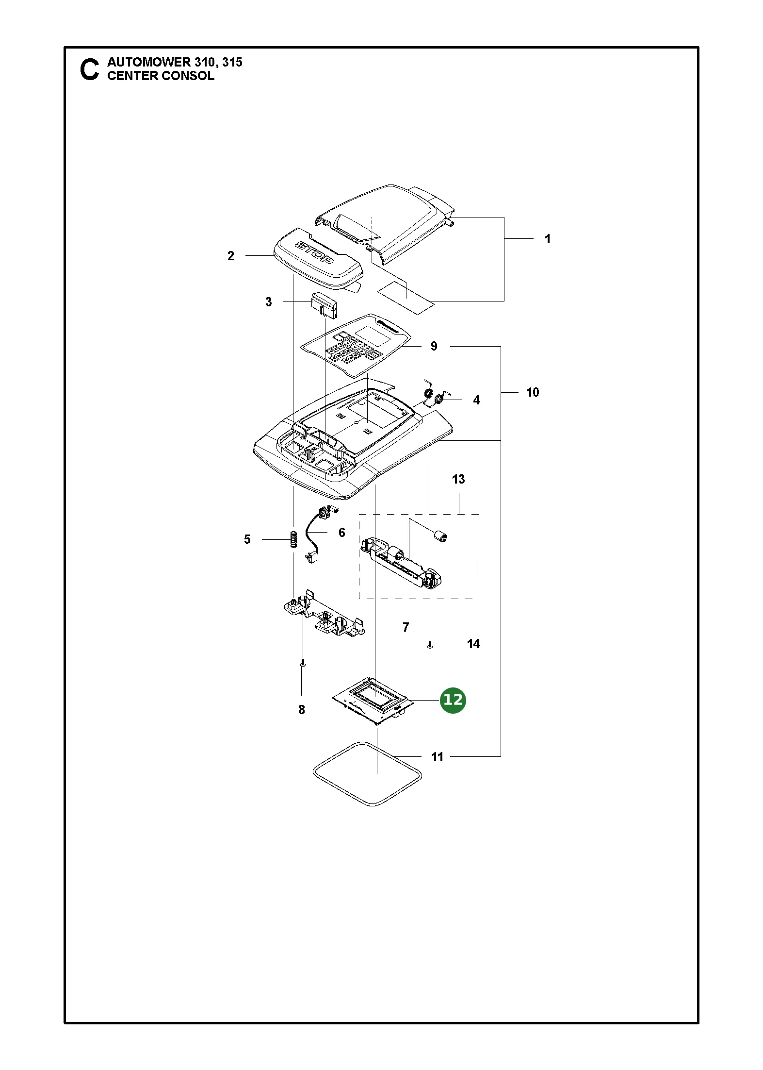 Position im Ersatzteilkatalog