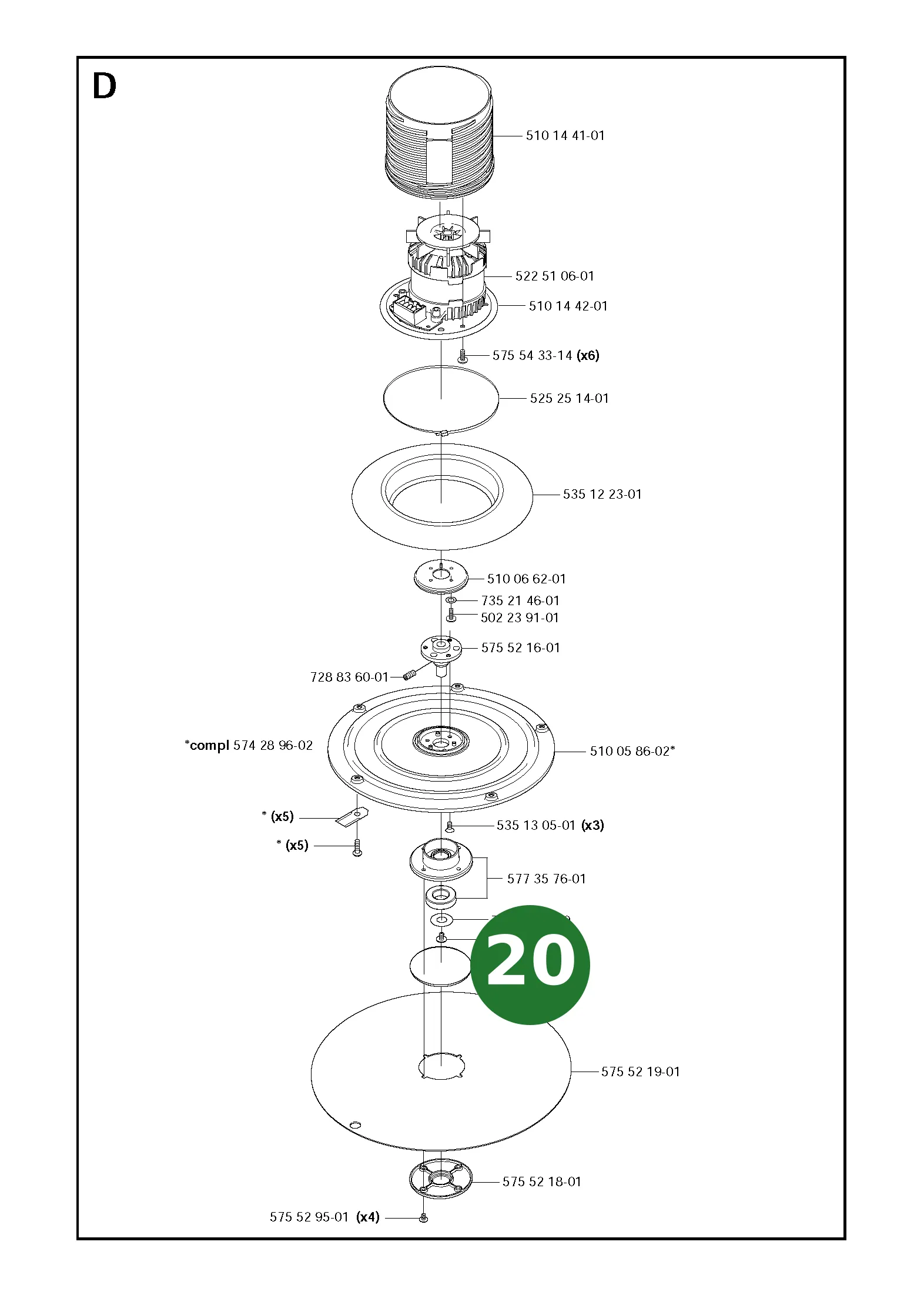 Position im Ersatzteilkatalog