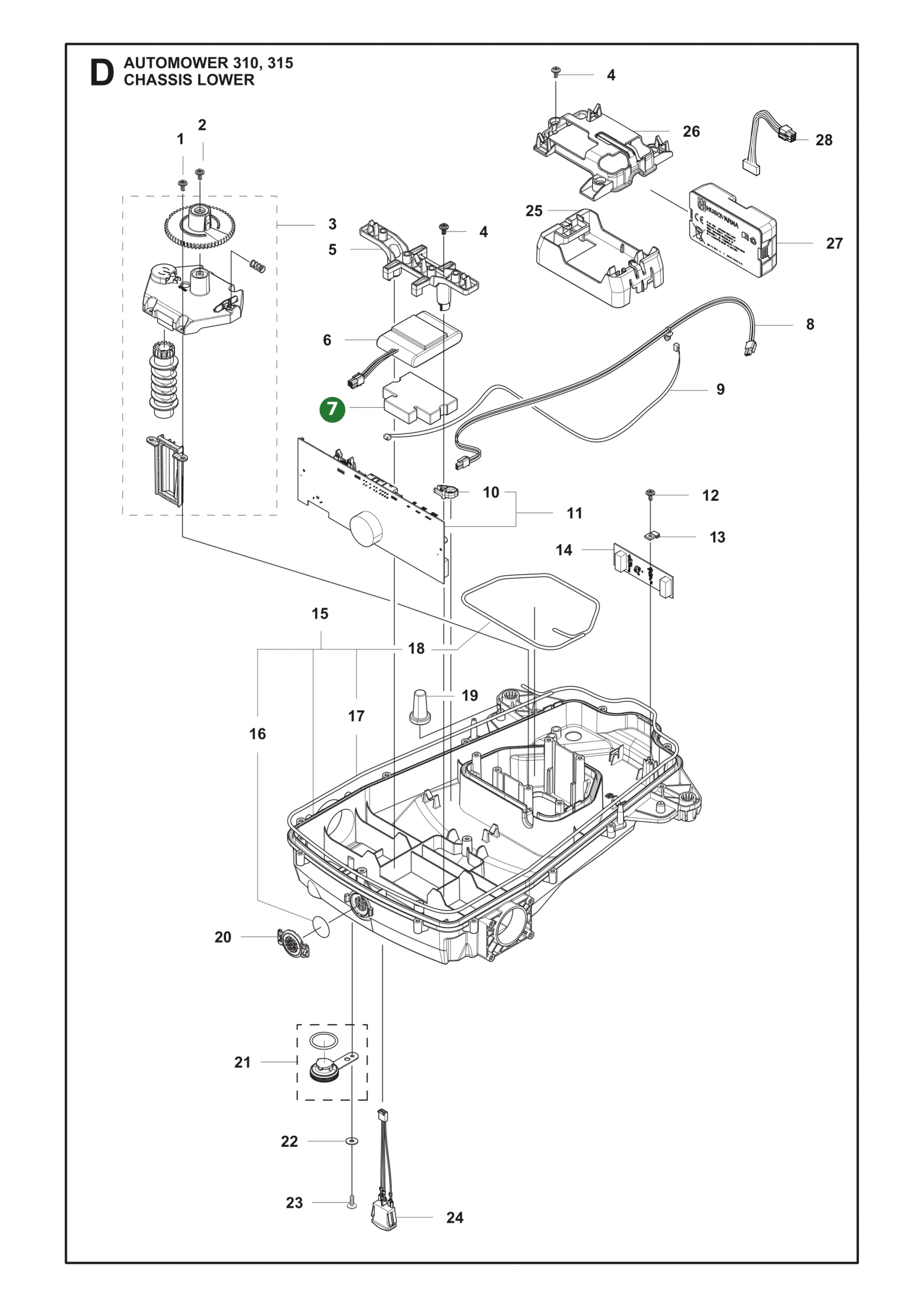 Position im Ersatzteilkatalog
