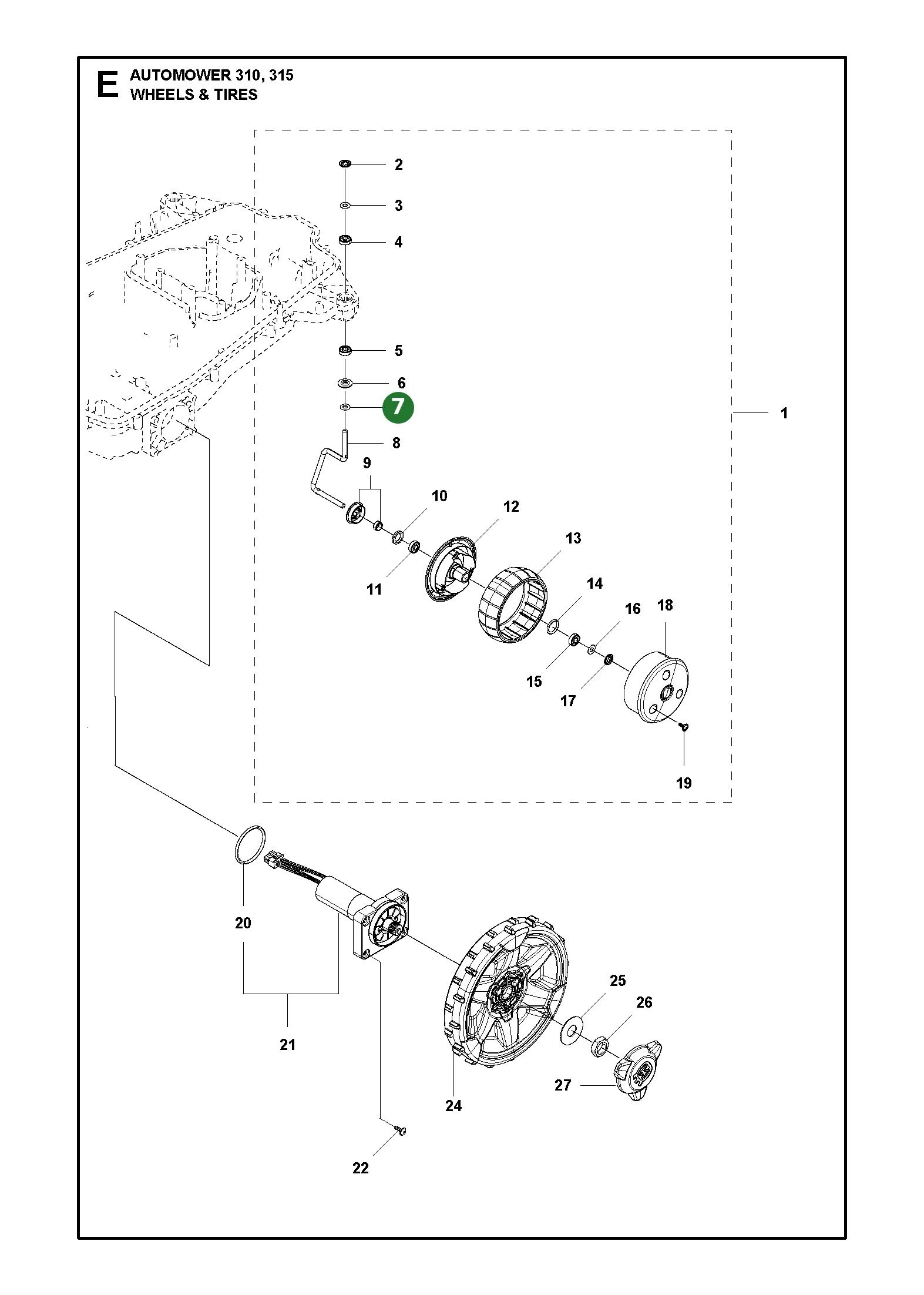 Position im Ersatzteilkatalog