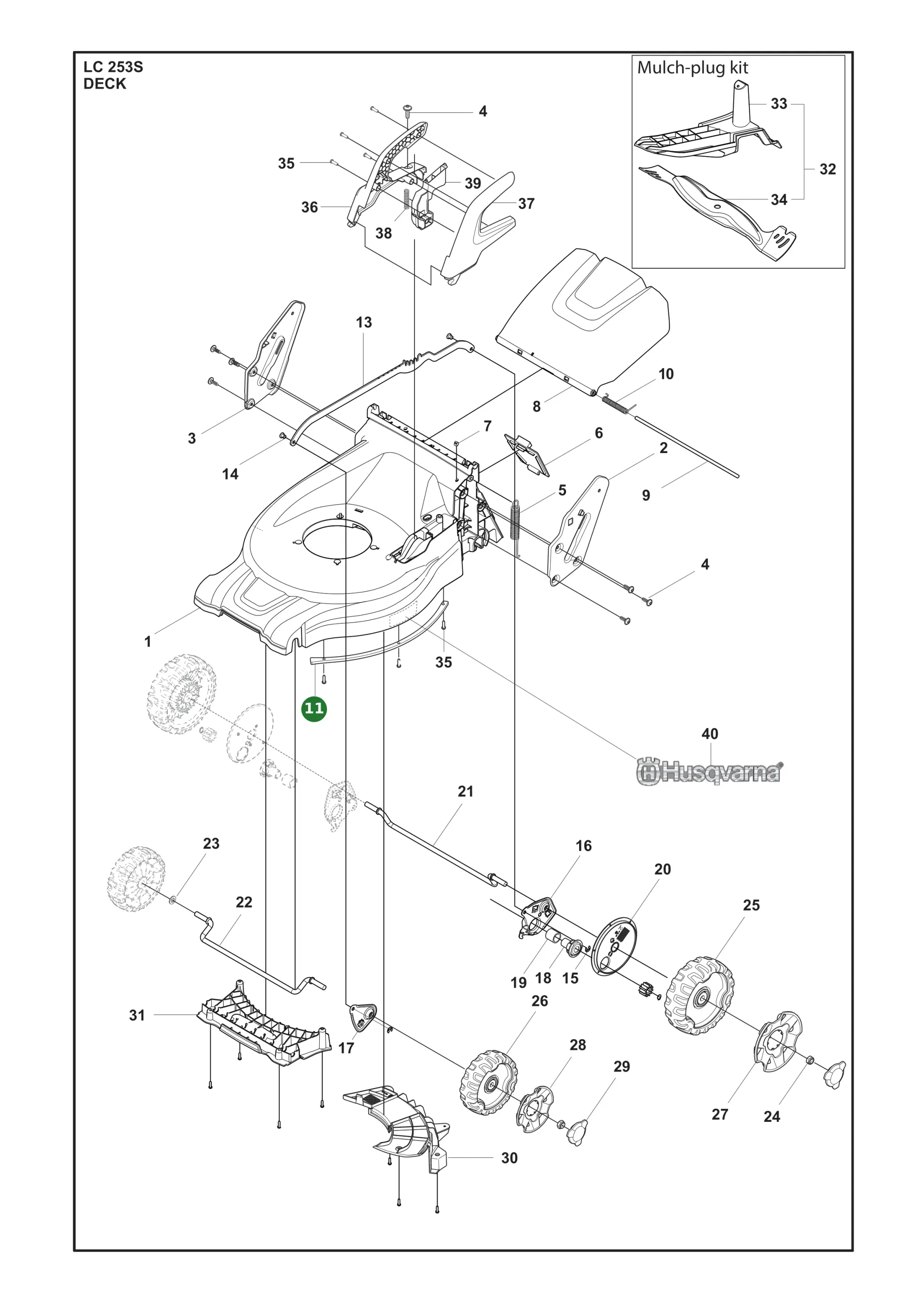 Position im Ersatzteilkatalog