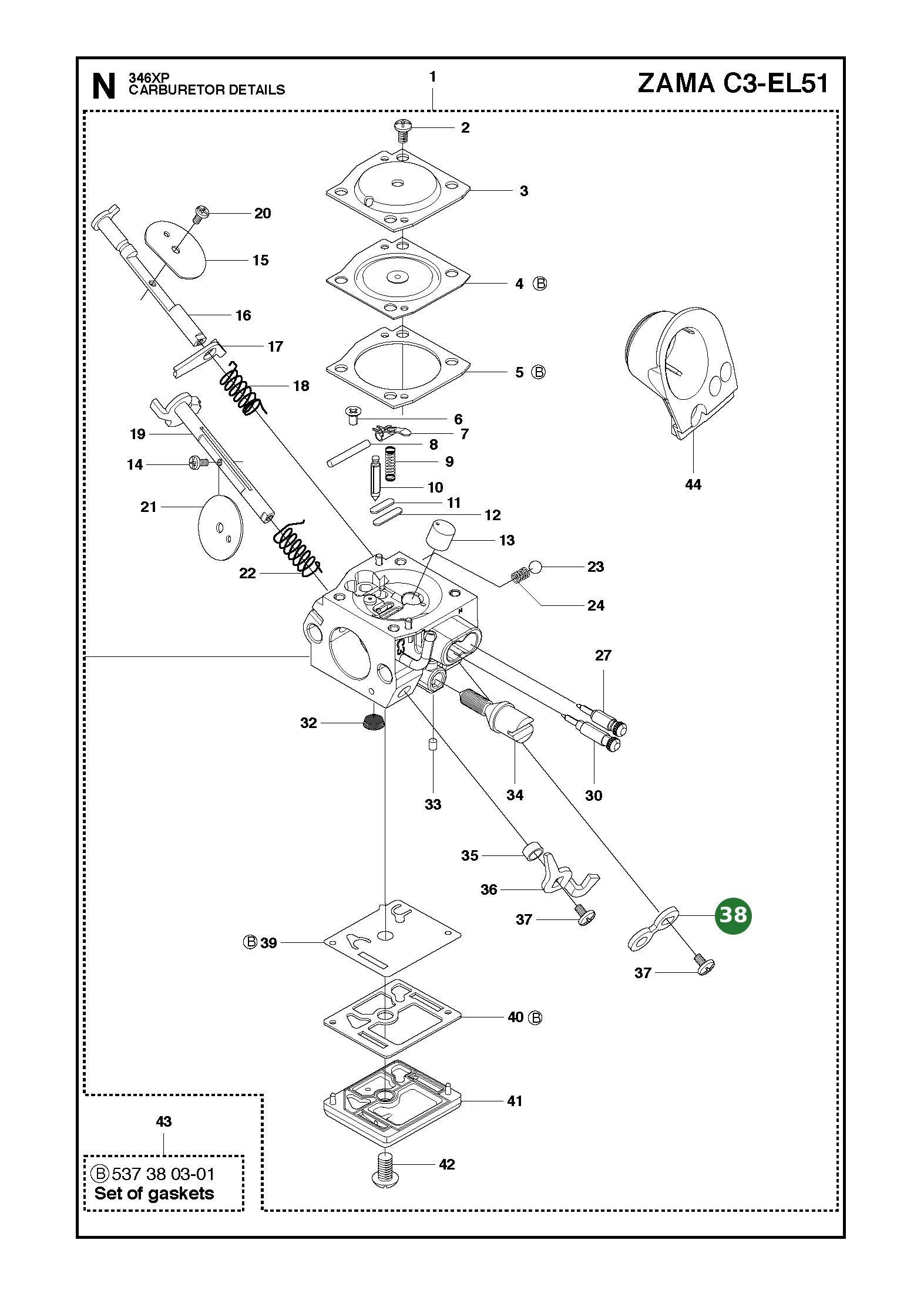 Position im Ersatzteilkatalog