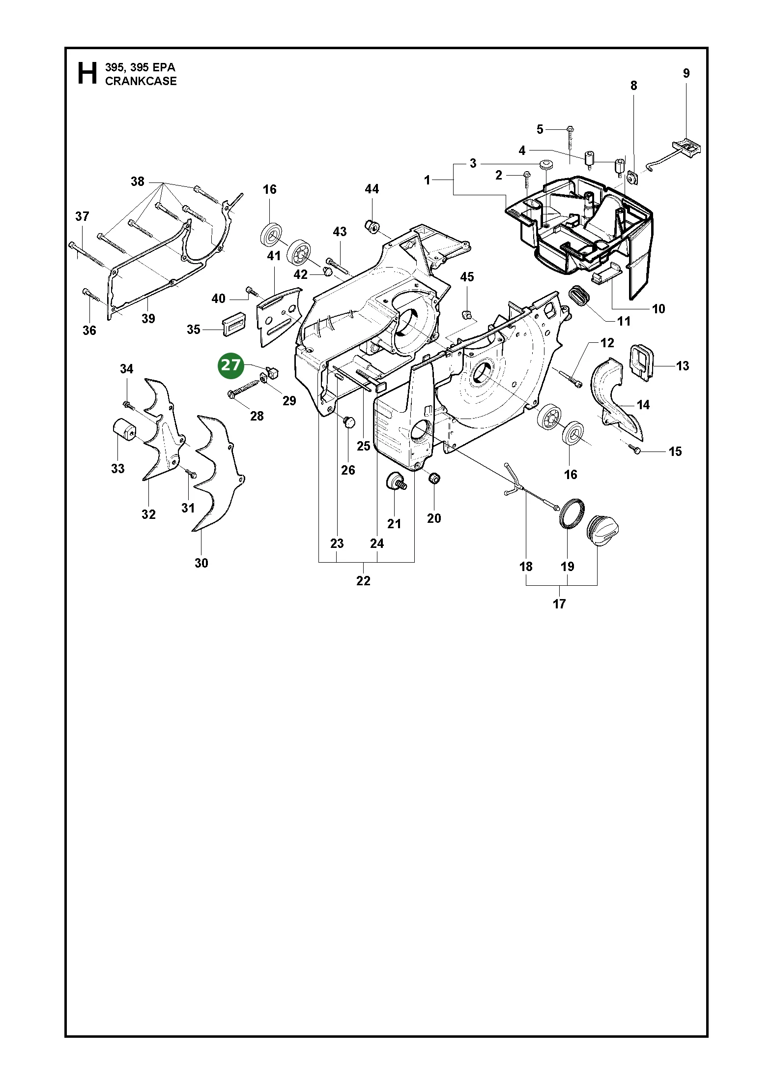 Sperrklinke f&uuml;r Husqvarna Motors&auml;gen 362 XP,...