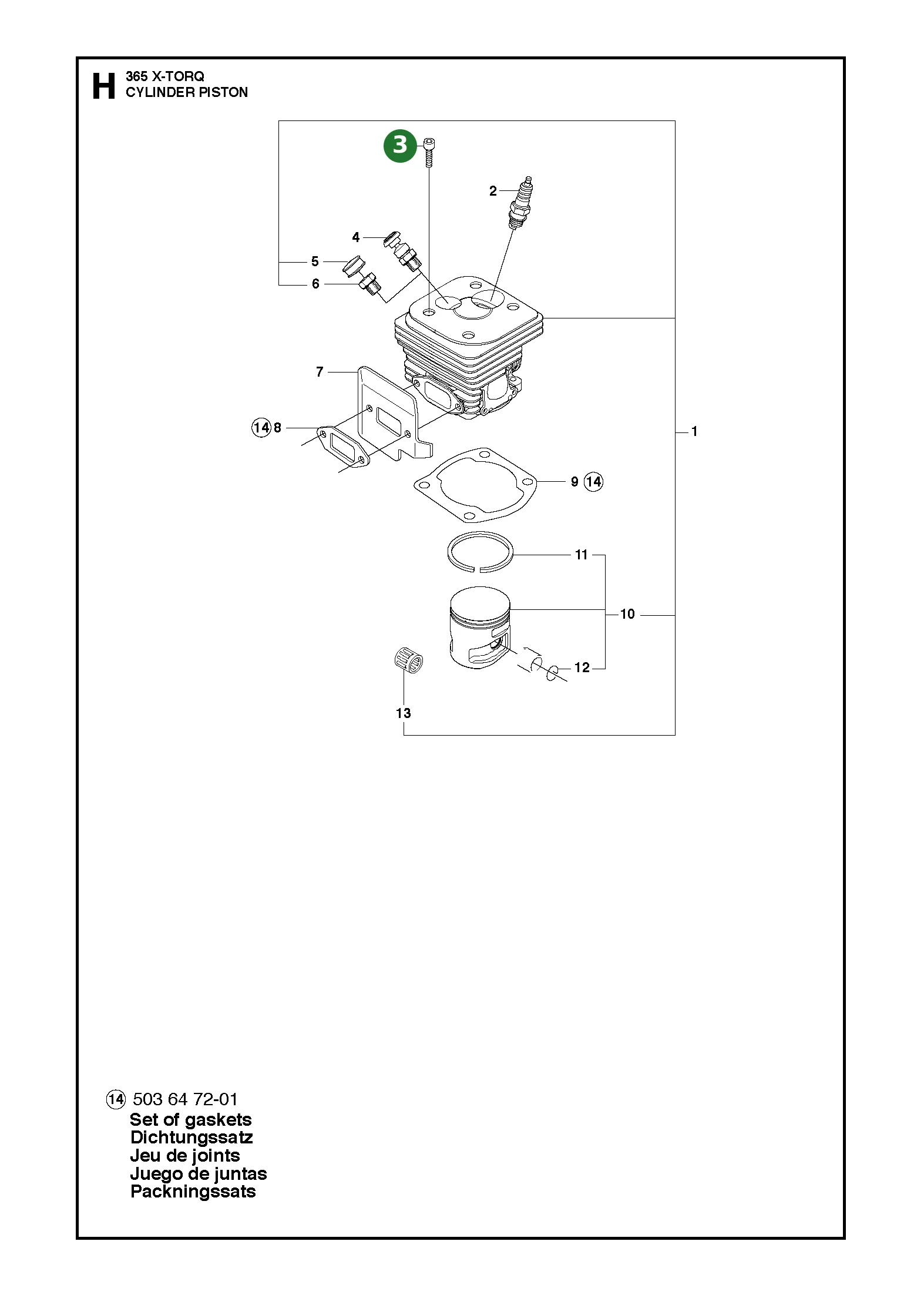 Position im Ersatzteilkatalog