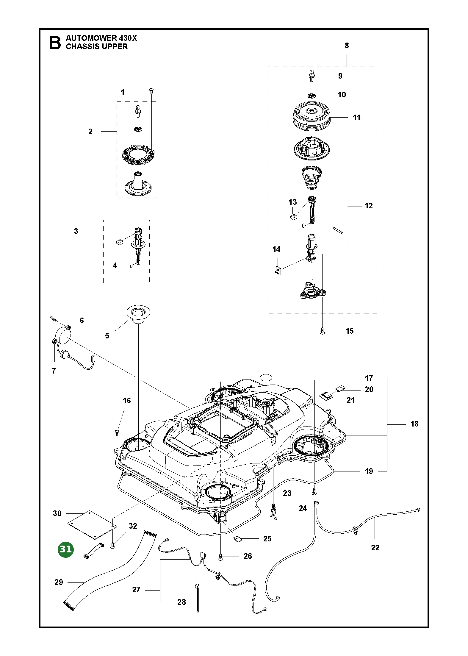 Position im Ersatzteilkatalog