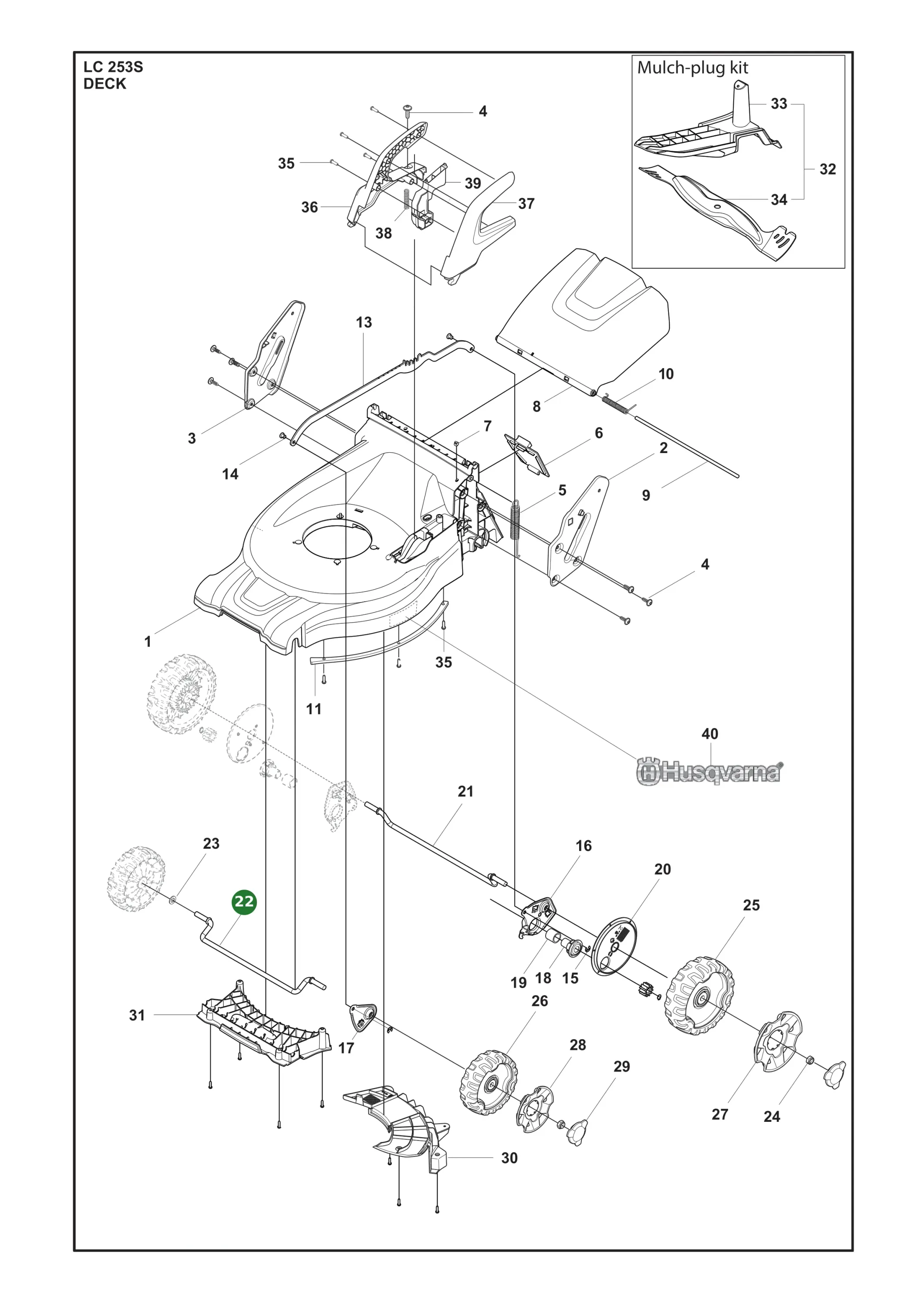 Position im Ersatzteilkatalog