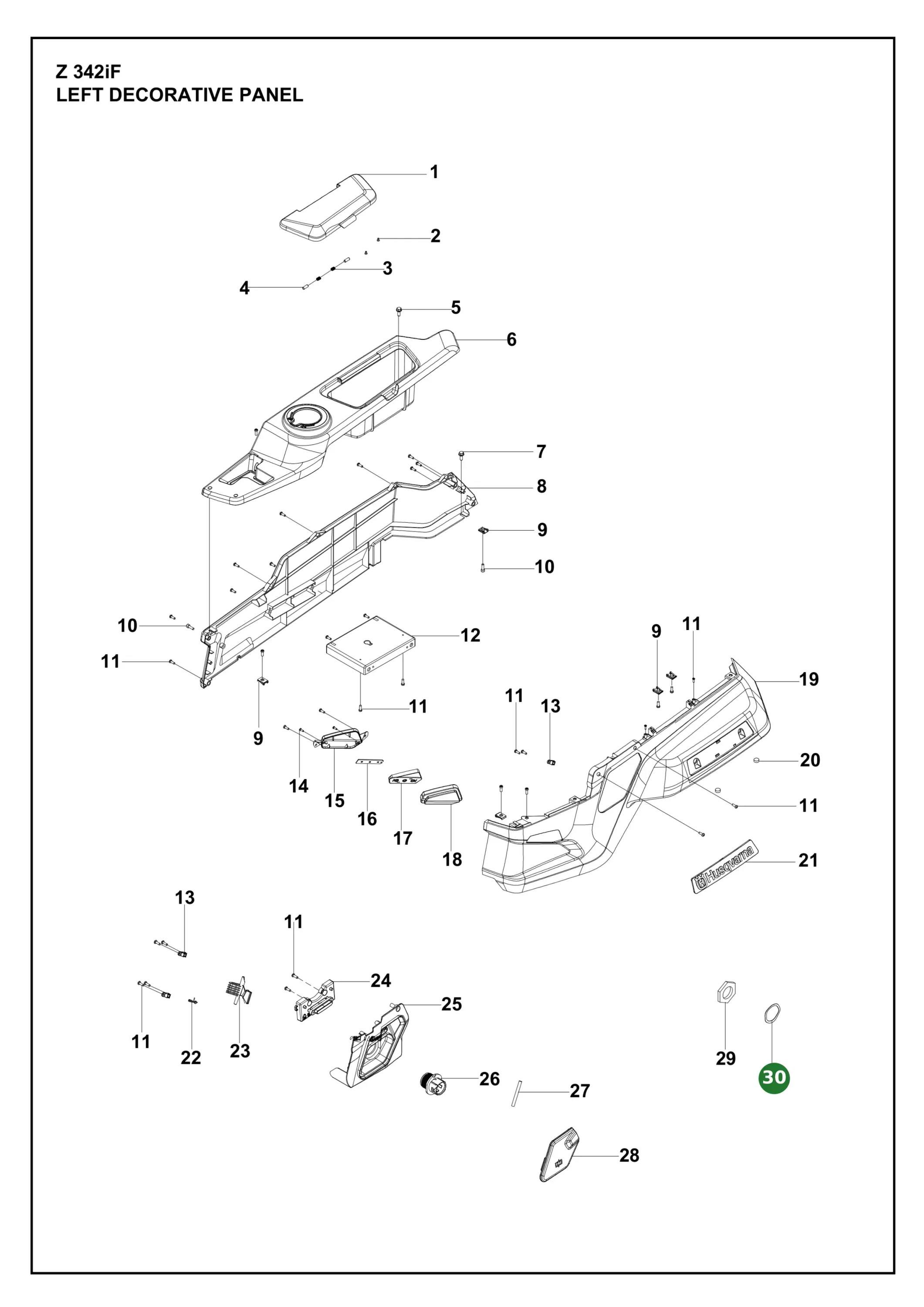 Position im Ersatzteilkatalog