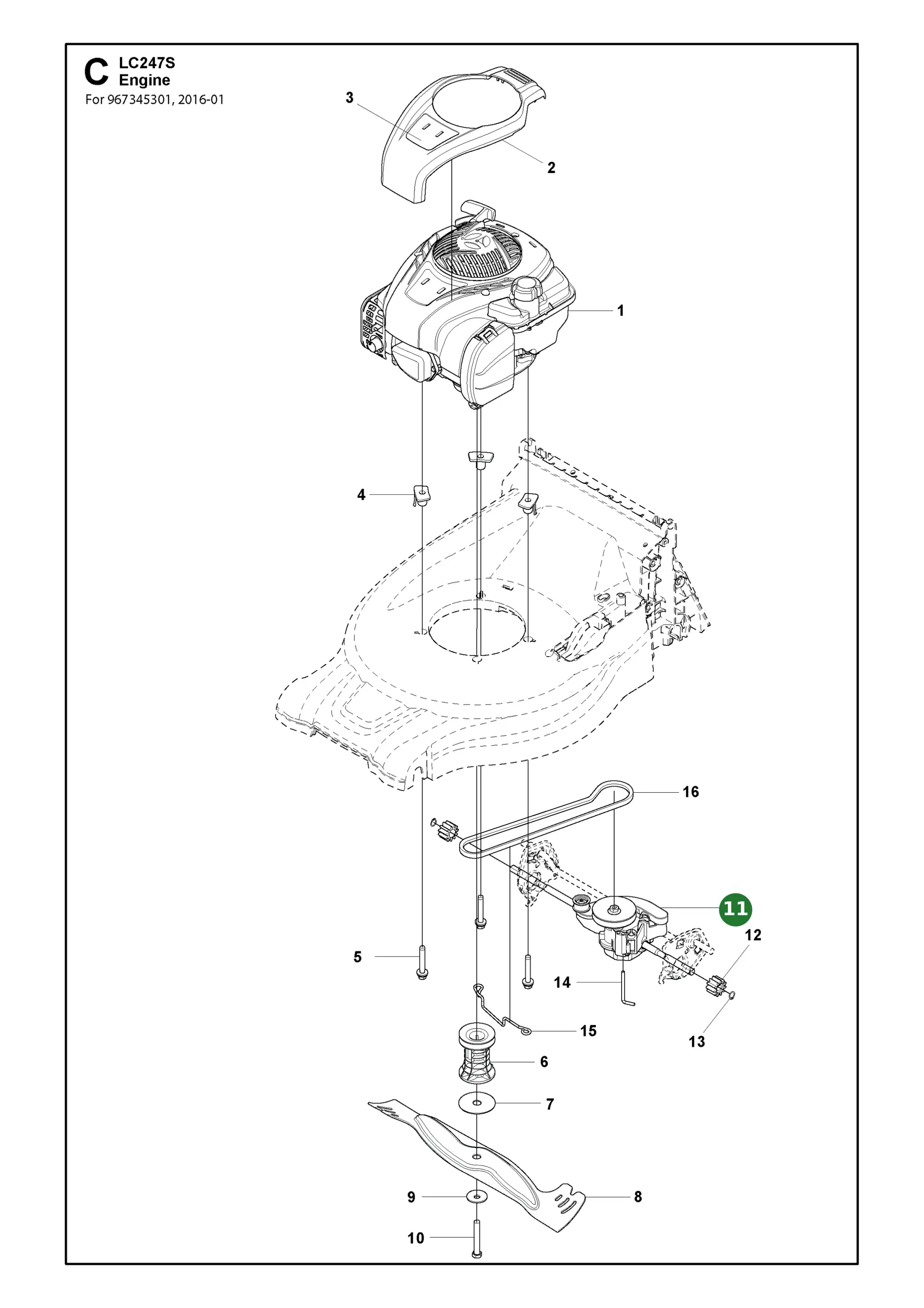 Position im Ersatzteilkatalog