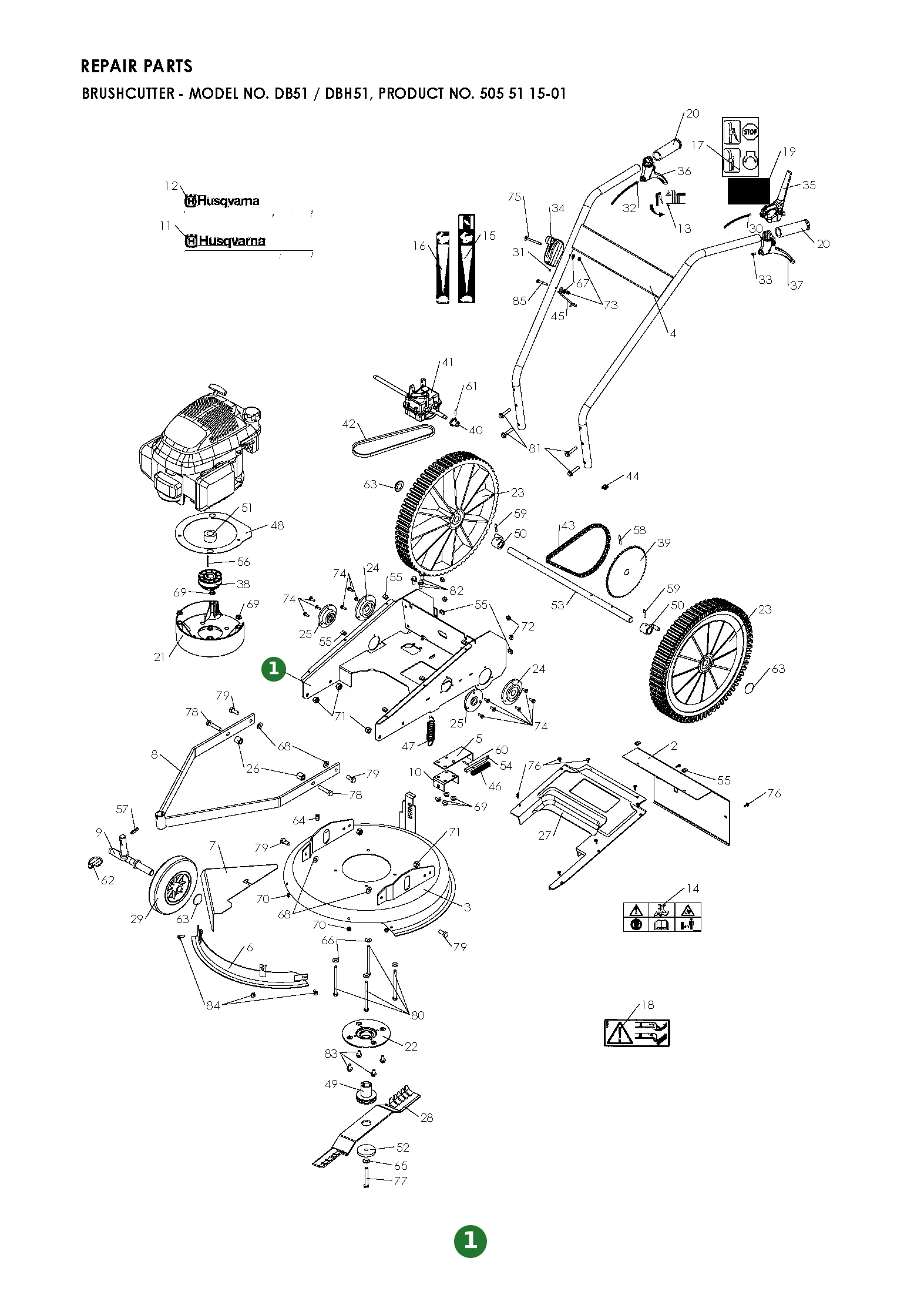 Position im Ersatzteilkatalog