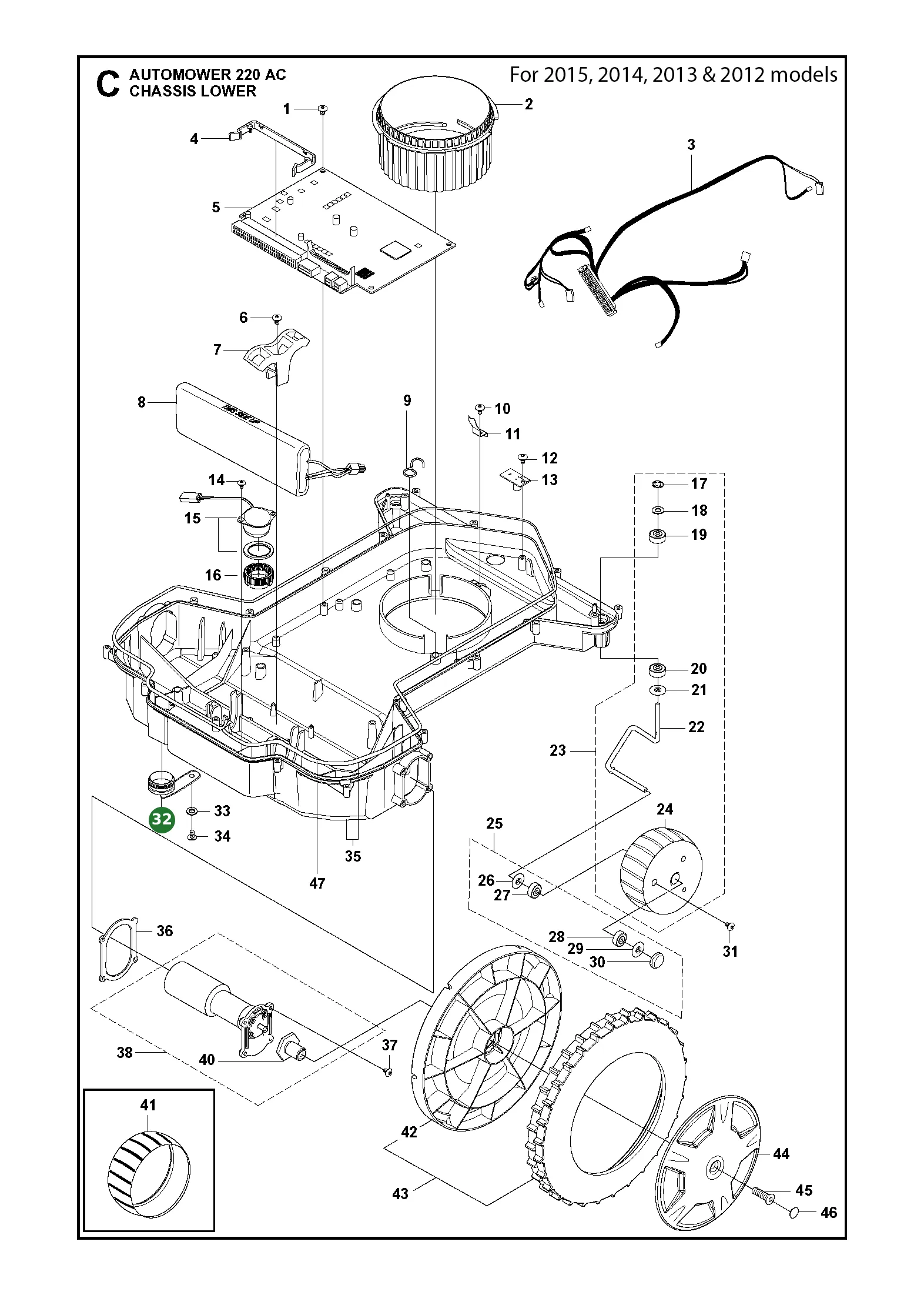 Position im Ersatzteilkatalog