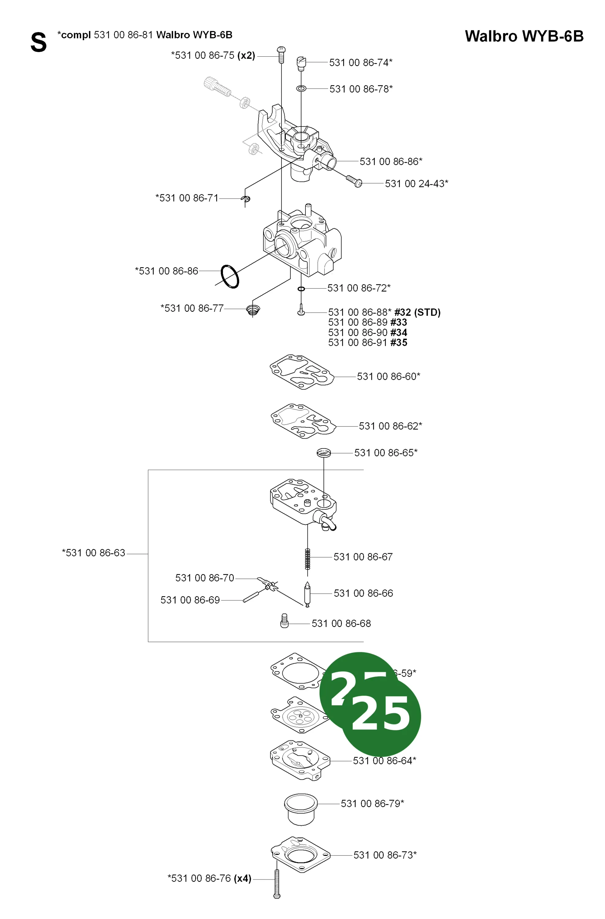 Position im Ersatzteilkatalog
