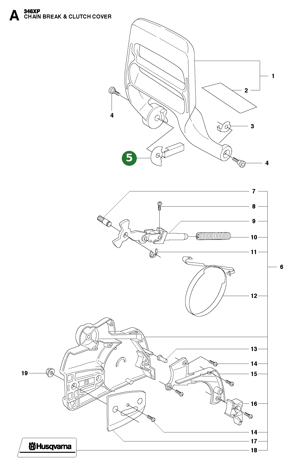 Verschleissschutz f&uuml;r Husqvarna Motors&auml;gen 351,...