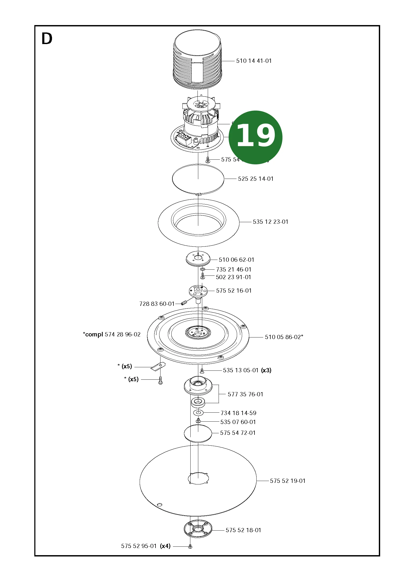 Position im Ersatzteilkatalog