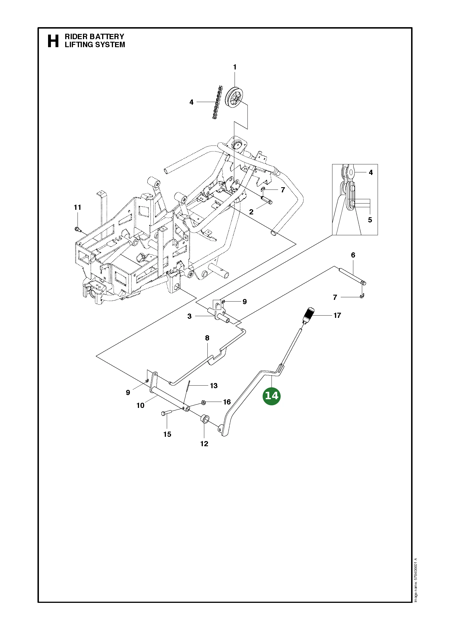 Position im Ersatzteilkatalog
