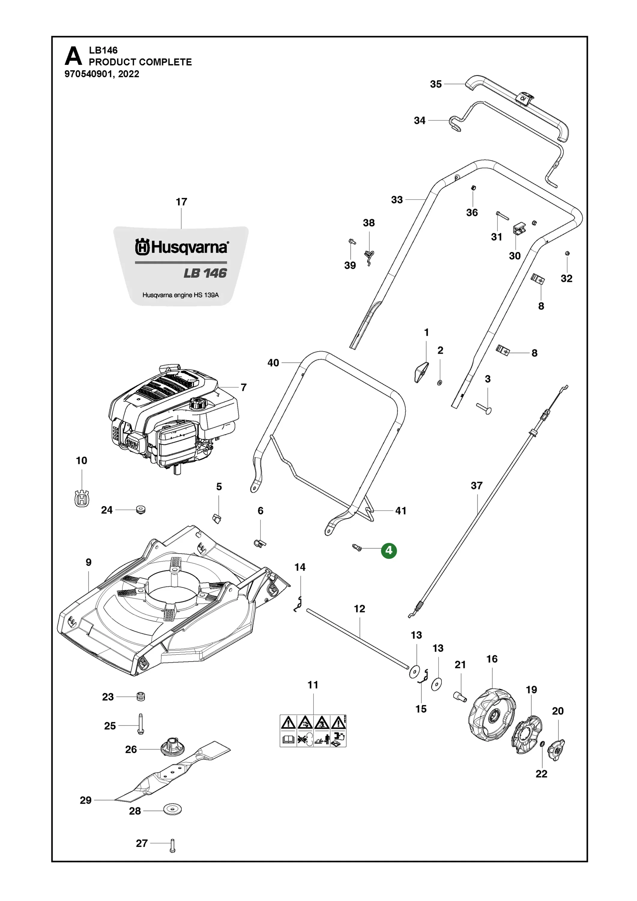 Position im Ersatzteilkatalog