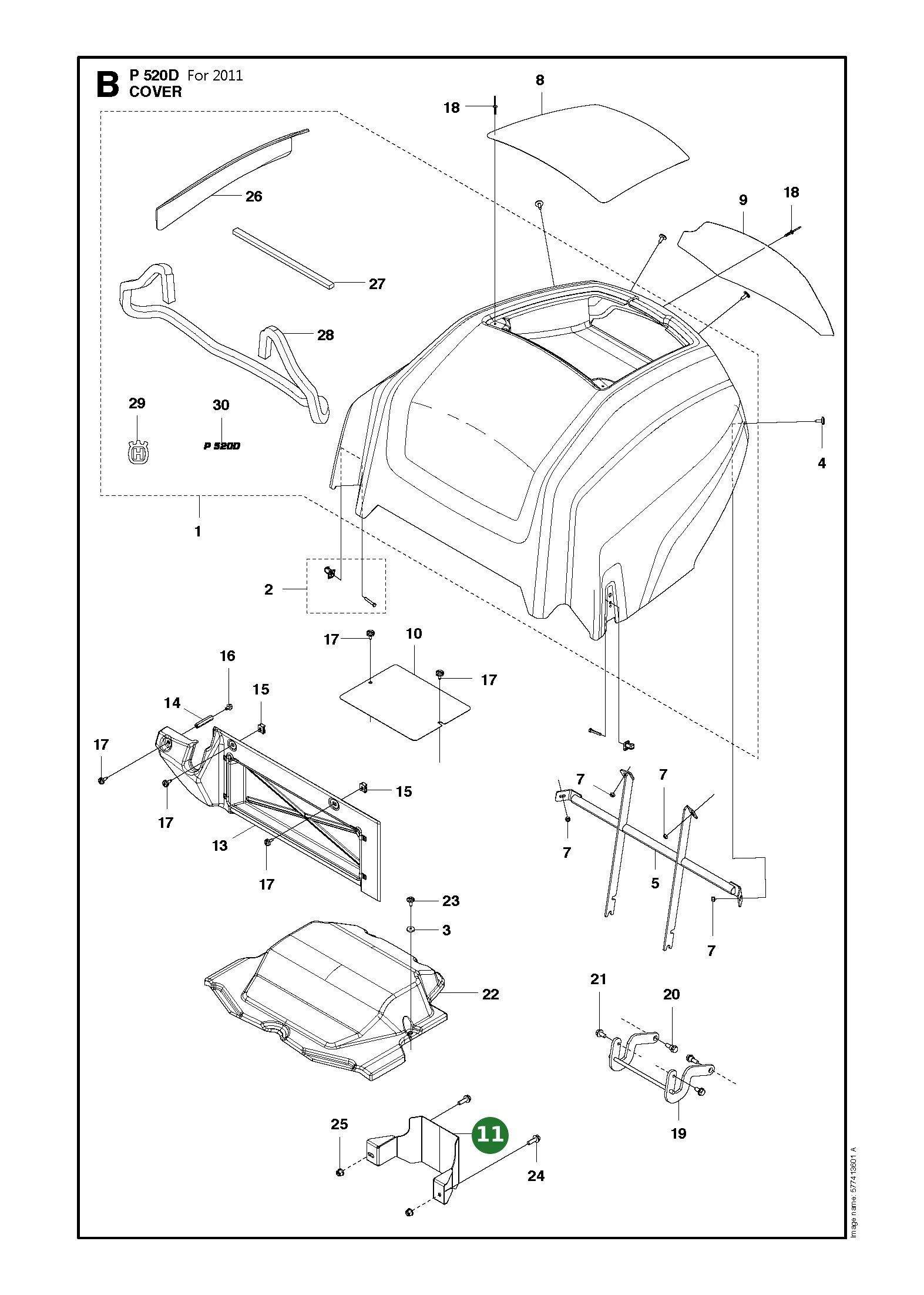 Position im Ersatzteilkatalog