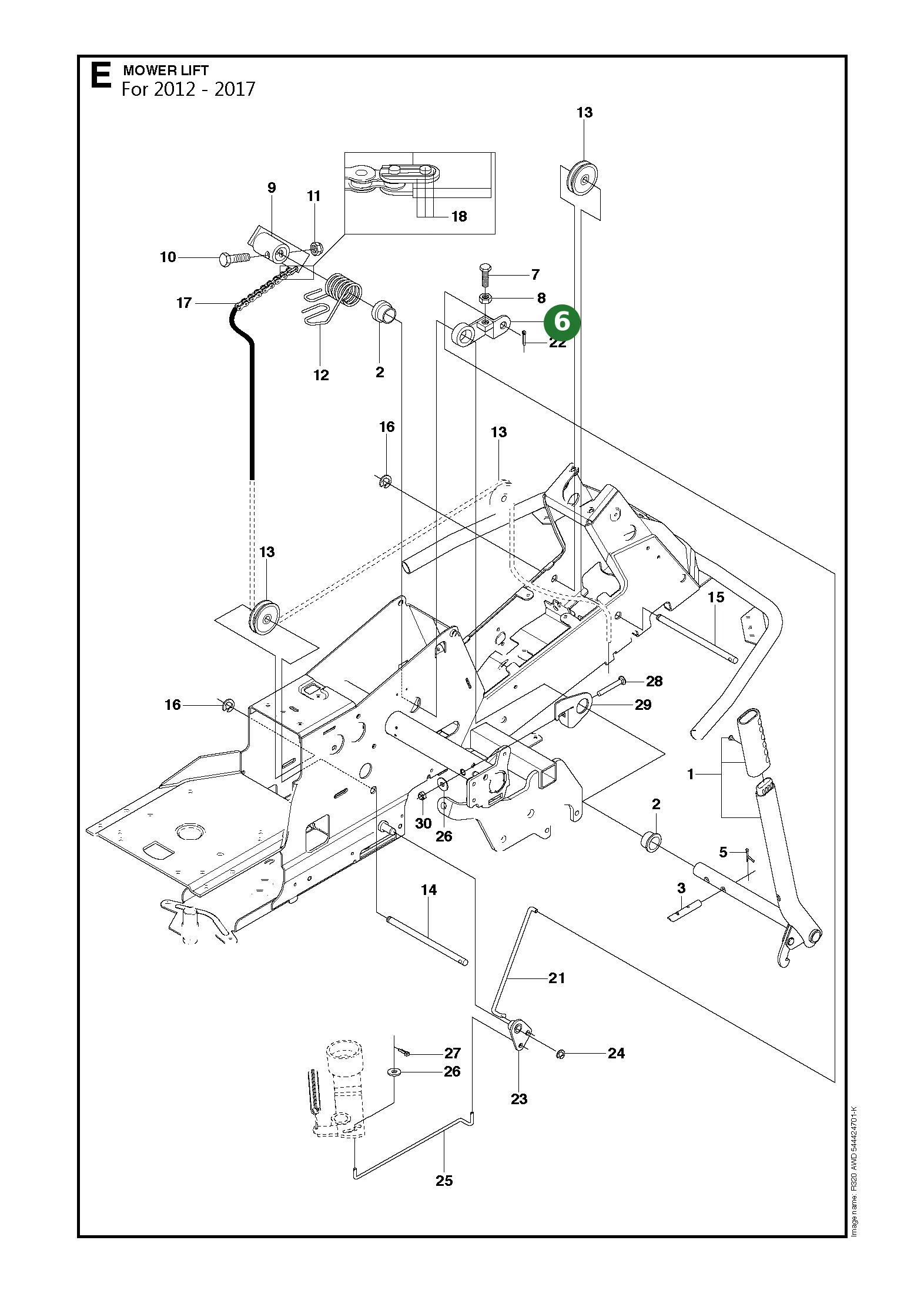 Position im Ersatzteilkatalog